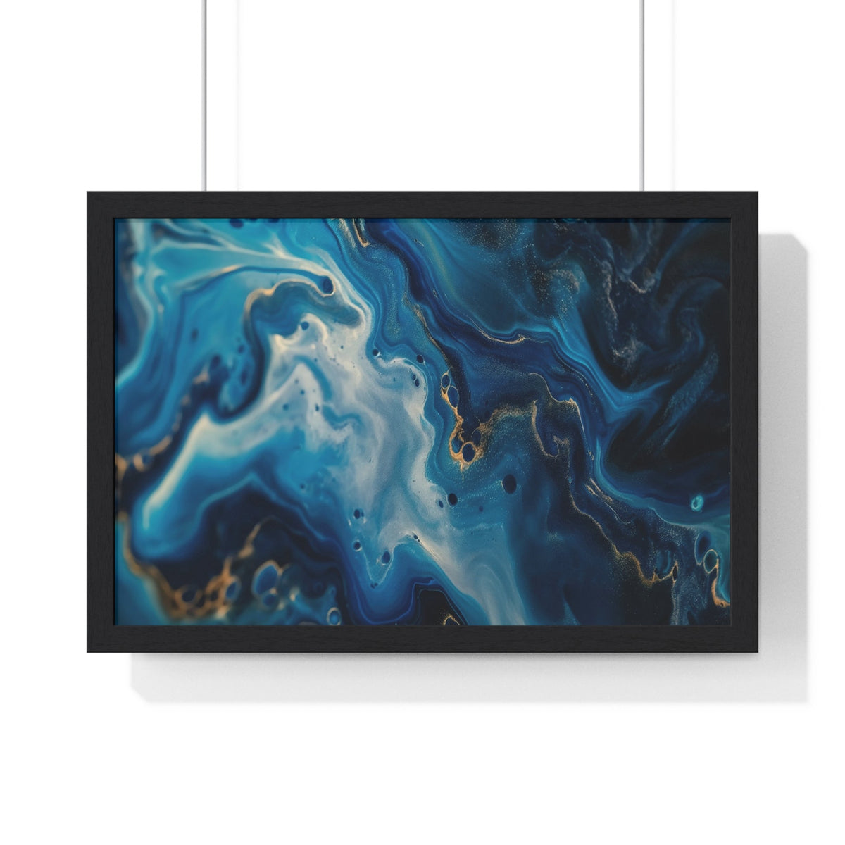 Glacier Vein Framed Print - JG Visual Arts
