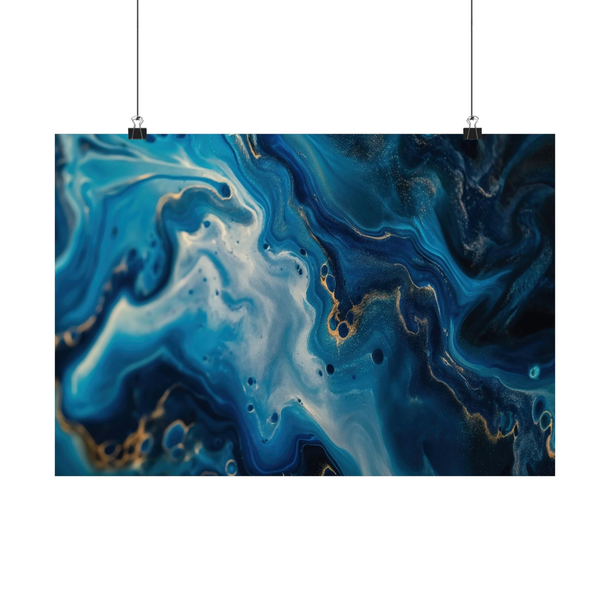 Glacier Vein Poster - JG Visual Arts