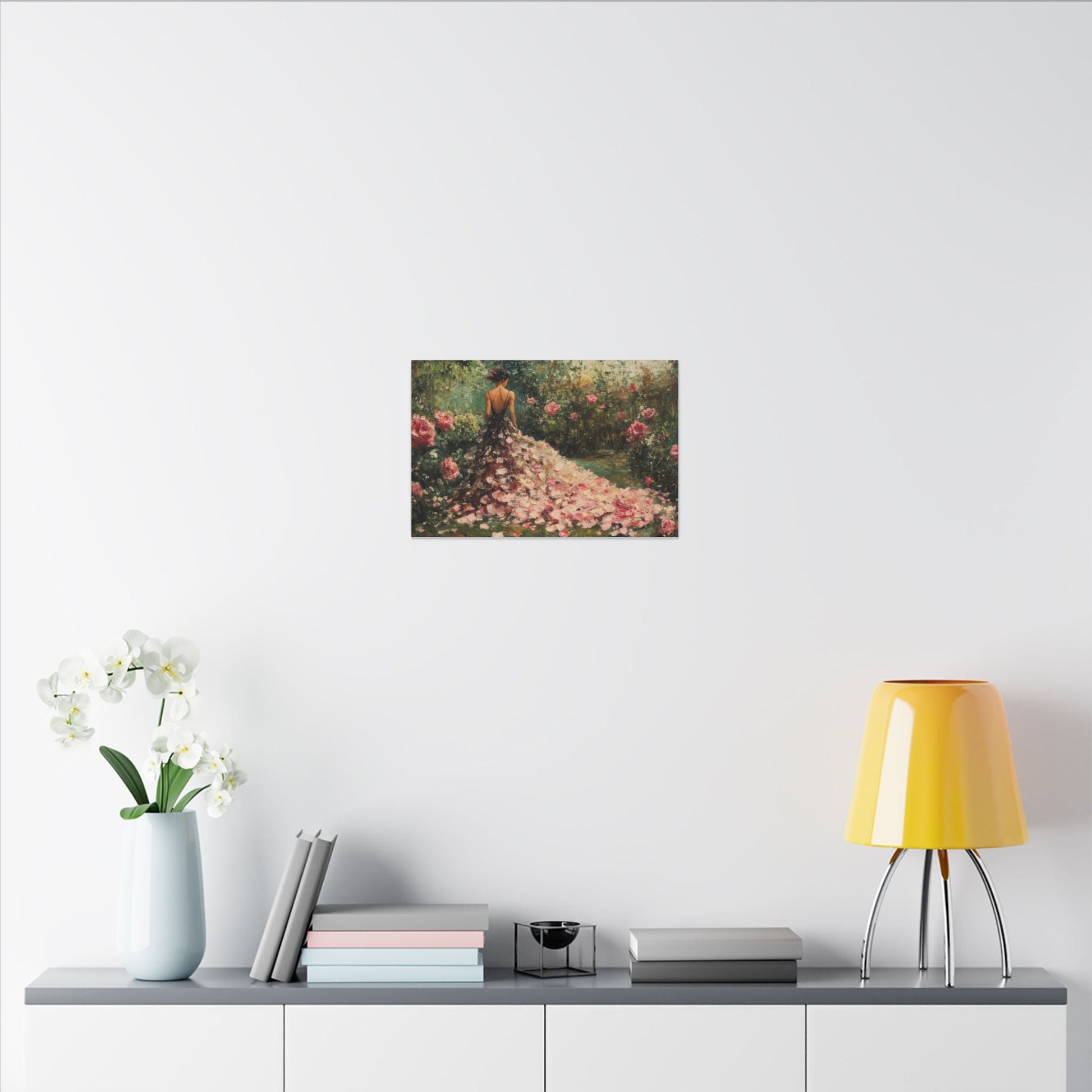 Gown of Roses — Garden Portrait Canvas - JG Visual Arts