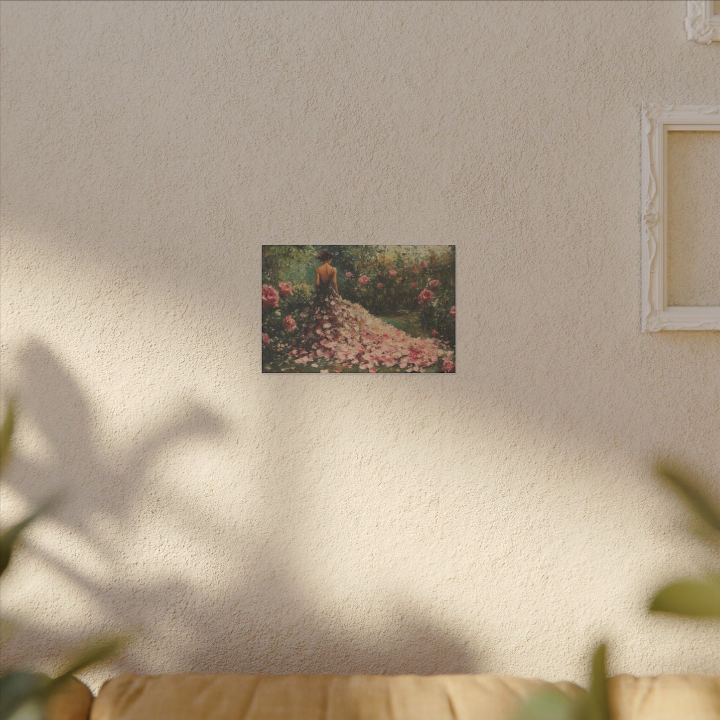 Gown of Roses — Garden Portrait Canvas - JG Visual Arts
