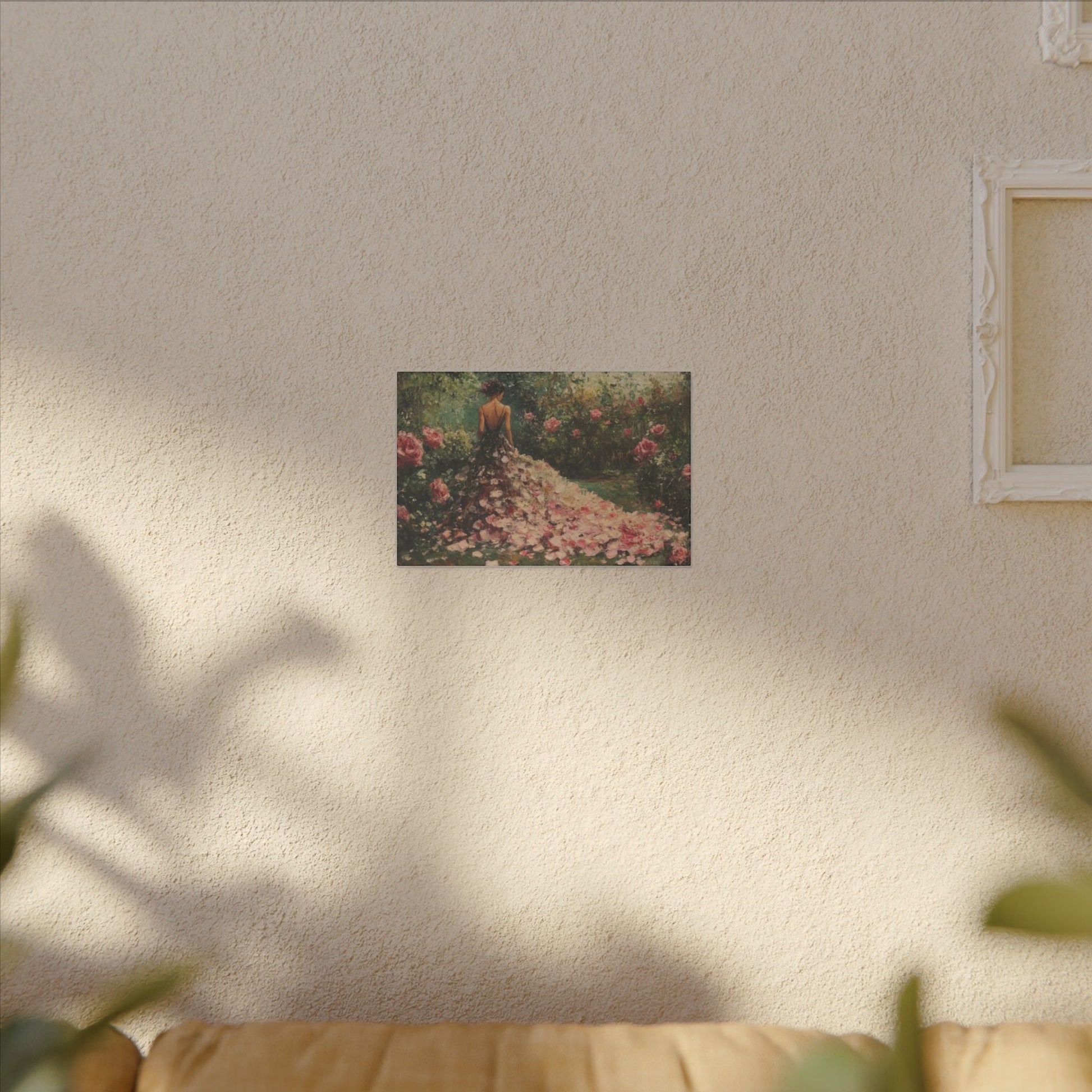 Gown of Roses — Garden Portrait Canvas - JG Visual Arts