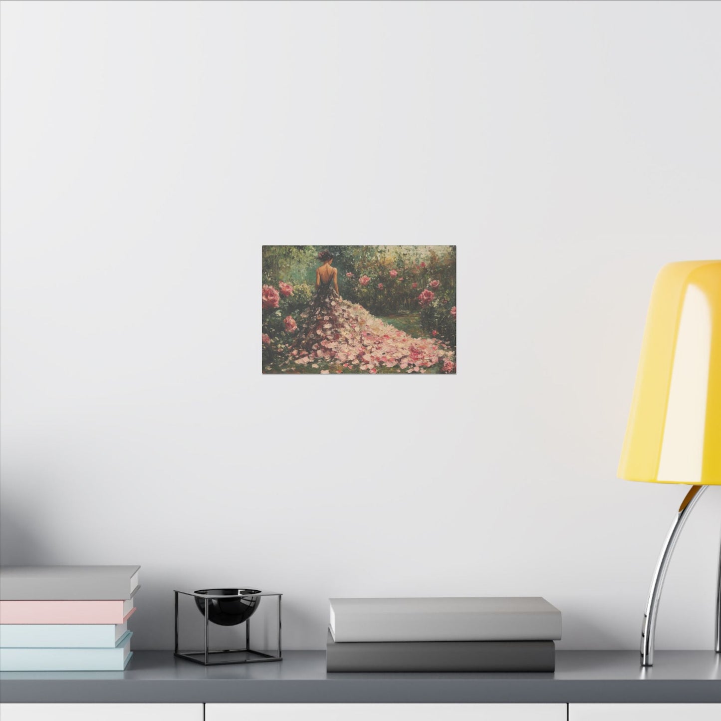 Gown of Roses — Garden Portrait Canvas - JG Visual Arts