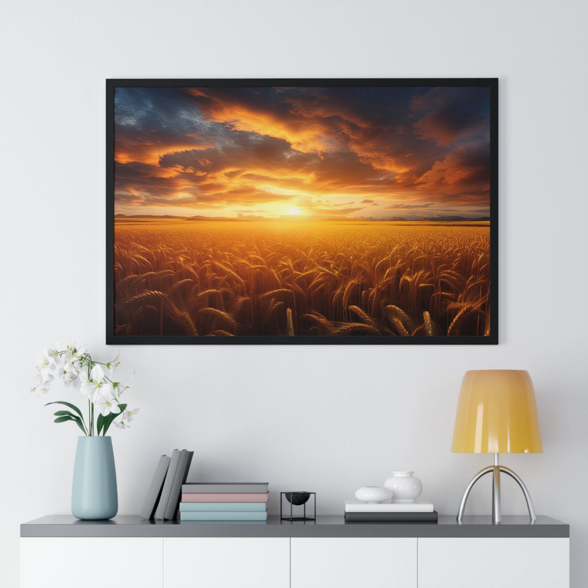Harvest Light Framed Print - JG Visual Arts