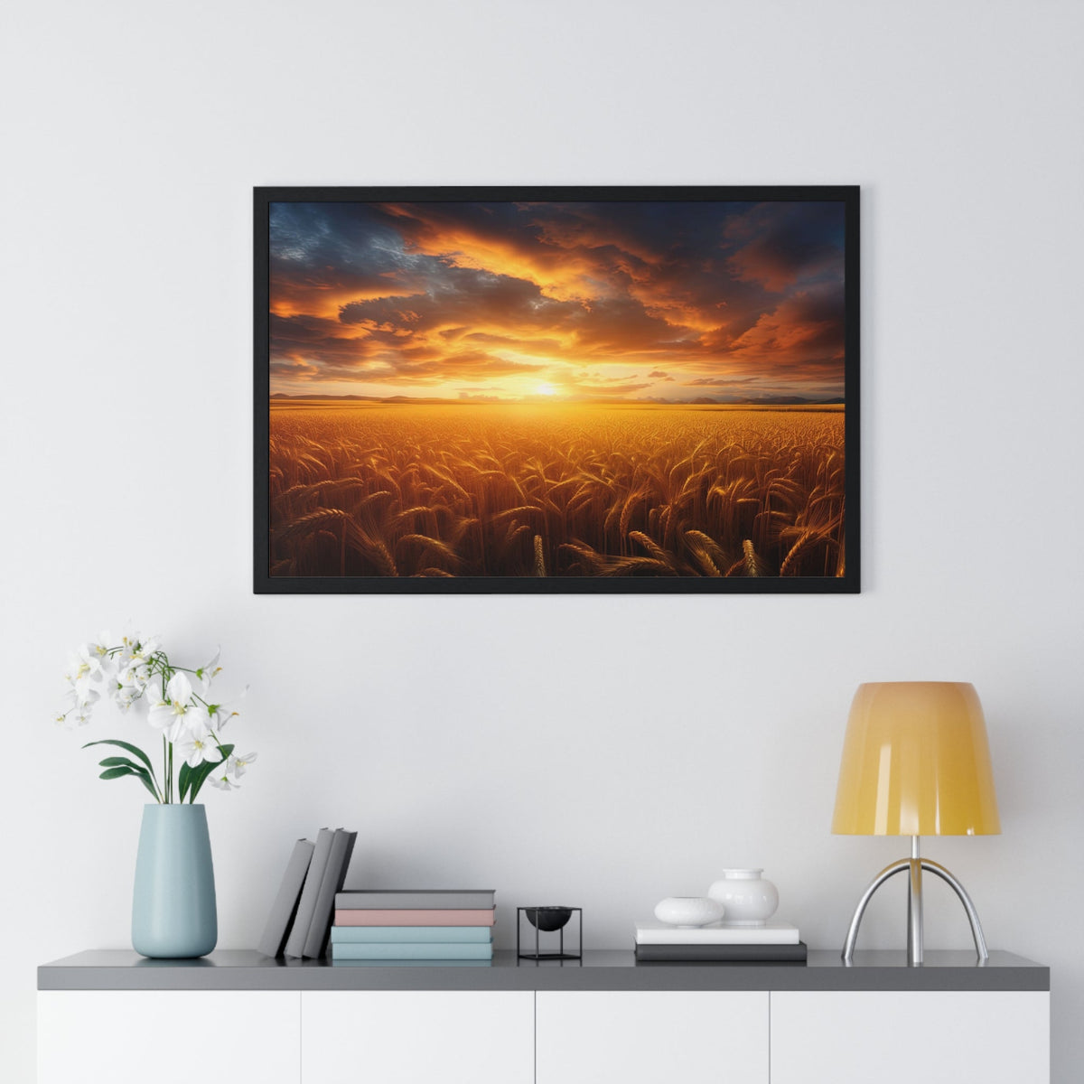 Harvest Light Framed Print - JG Visual Arts