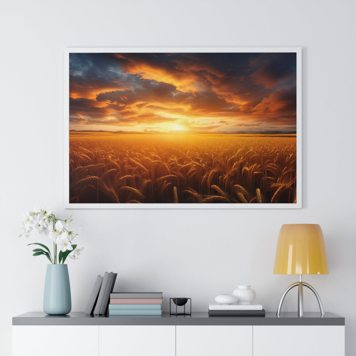 Harvest Light Framed Print - JG Visual Arts