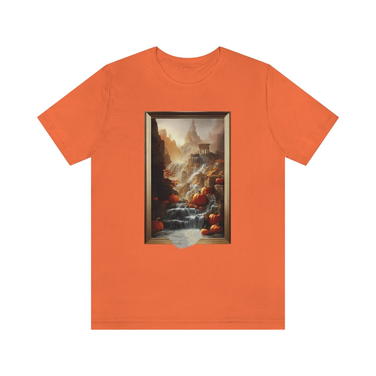 "Harvest Waterfall" - Unisex Jersey Short Sleeve Tee - JDG Visual Arts