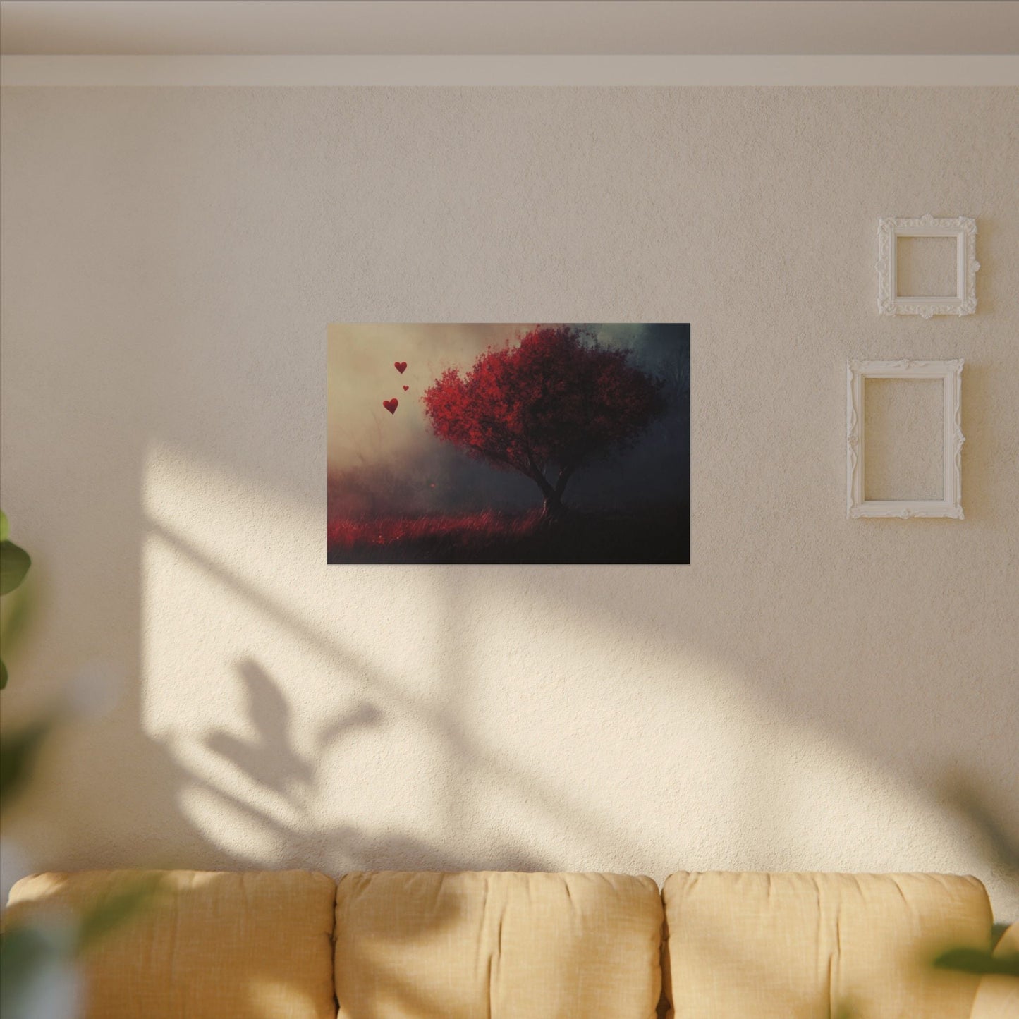 Heartwood — Crimson Tree in the Mist - JG Visual Arts
