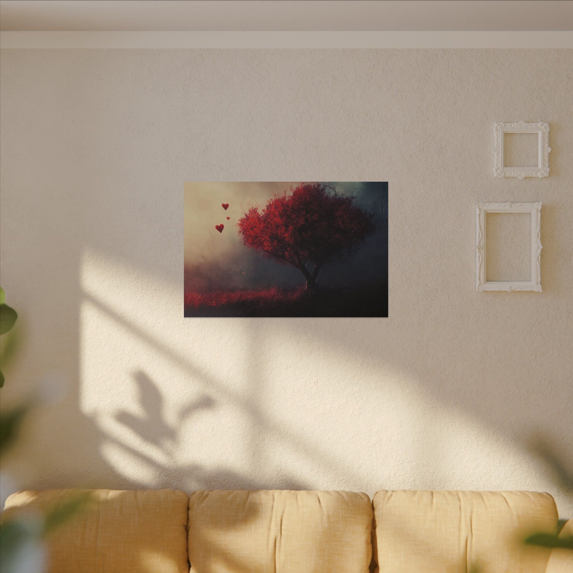 Heartwood — Crimson Tree in the Mist - JG Visual Arts