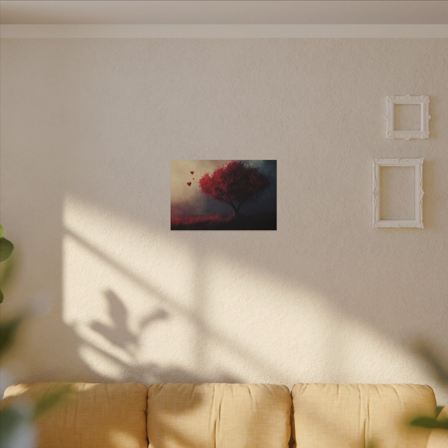 Heartwood — Crimson Tree in the Mist - JG Visual Arts