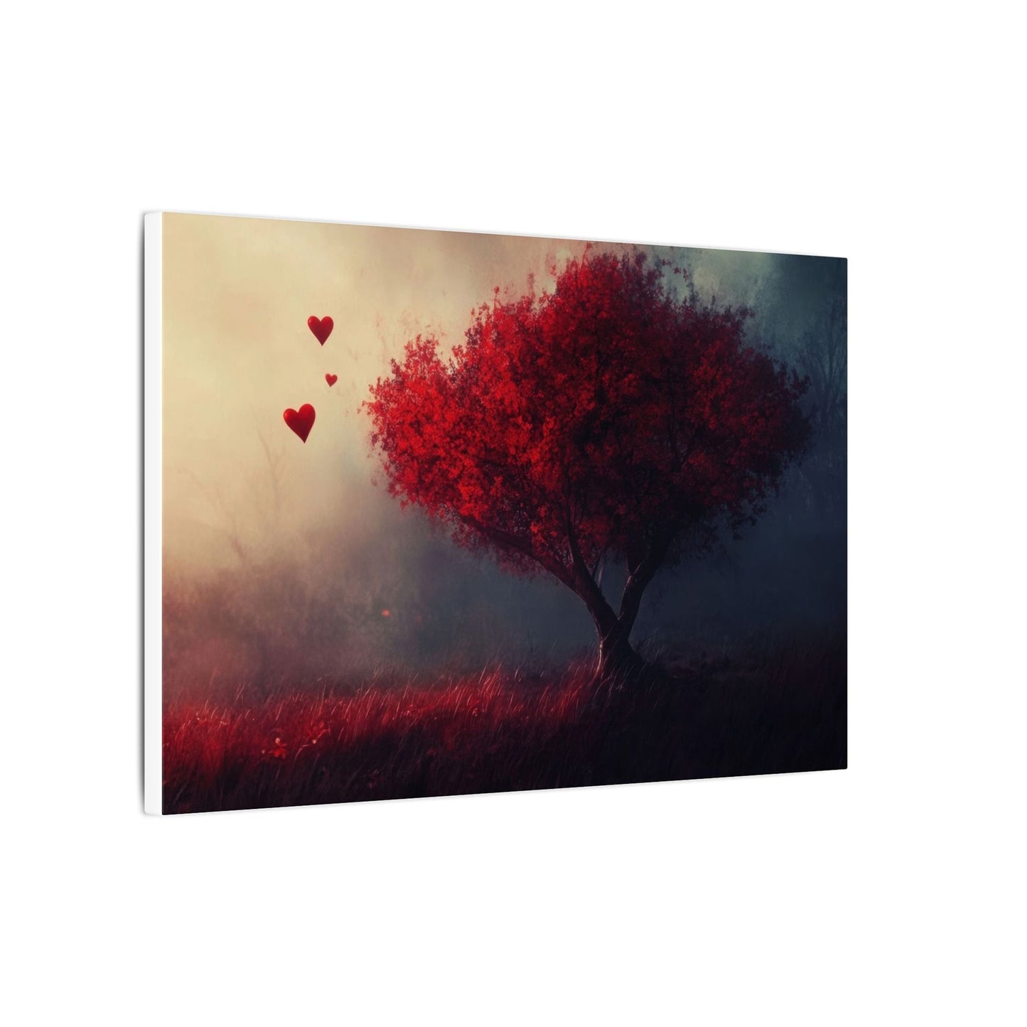 Heartwood — Crimson Tree in the Mist - JG Visual Arts
