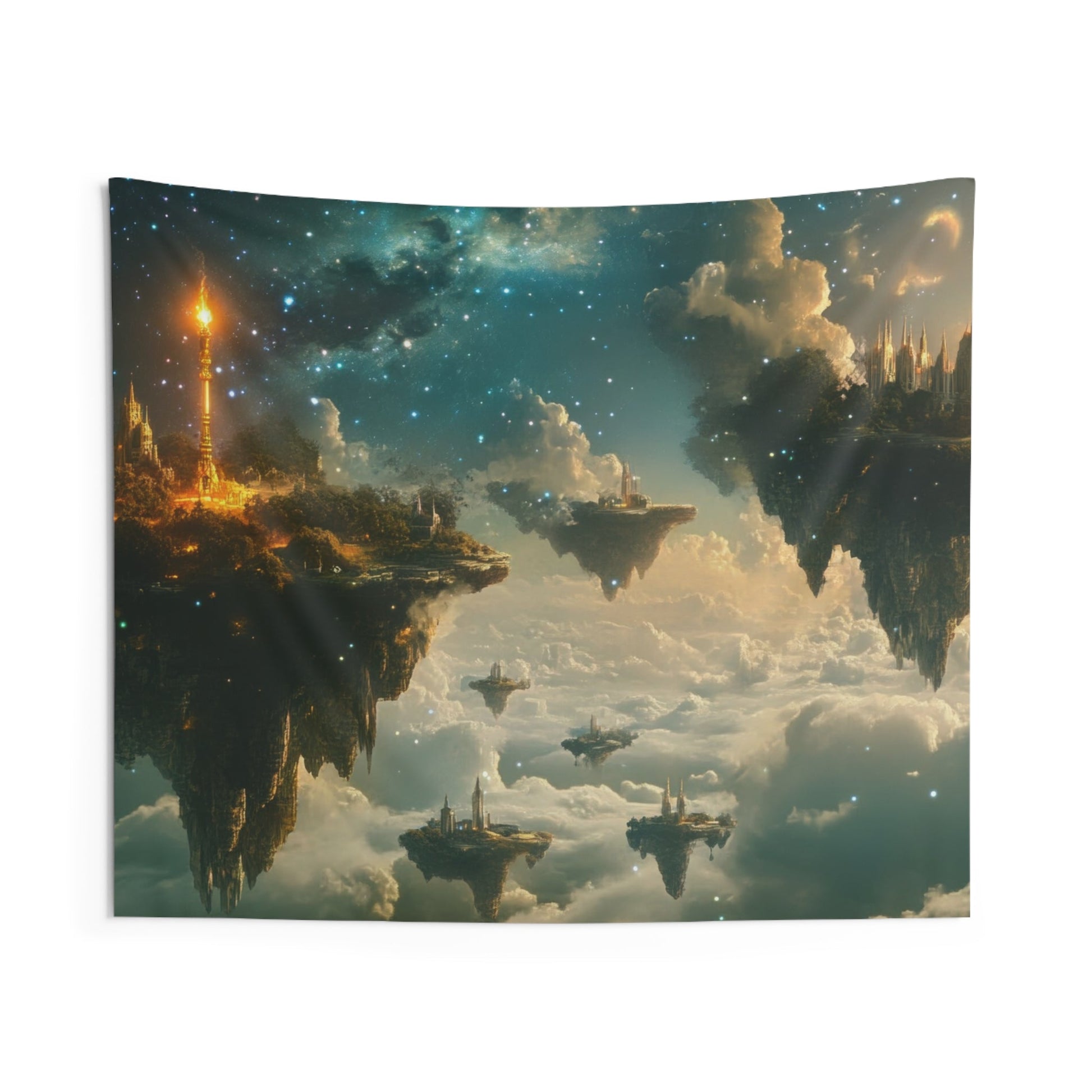 Isles of the Sky — Floating Islands Tapestry - JG Visual Arts