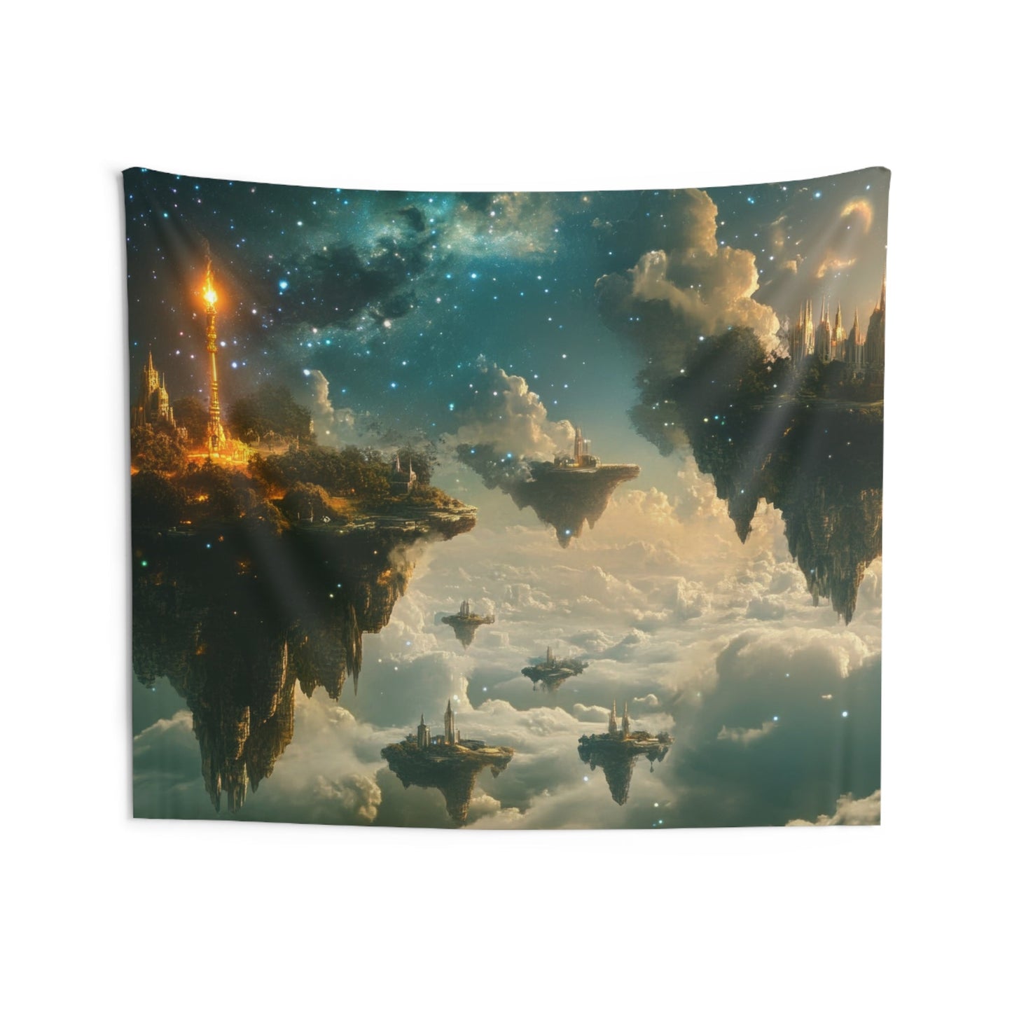 Isles of the Sky — Floating Islands Tapestry - JG Visual Arts
