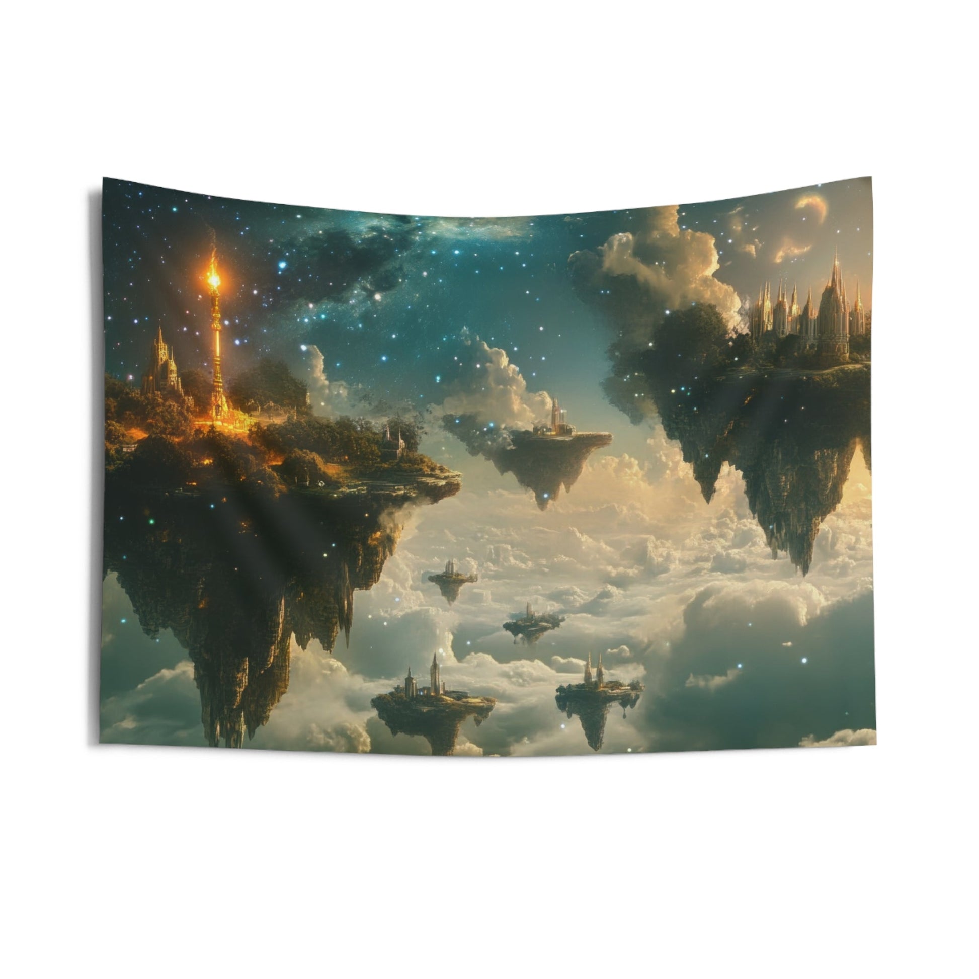 Isles of the Sky — Floating Islands Tapestry - JG Visual Arts