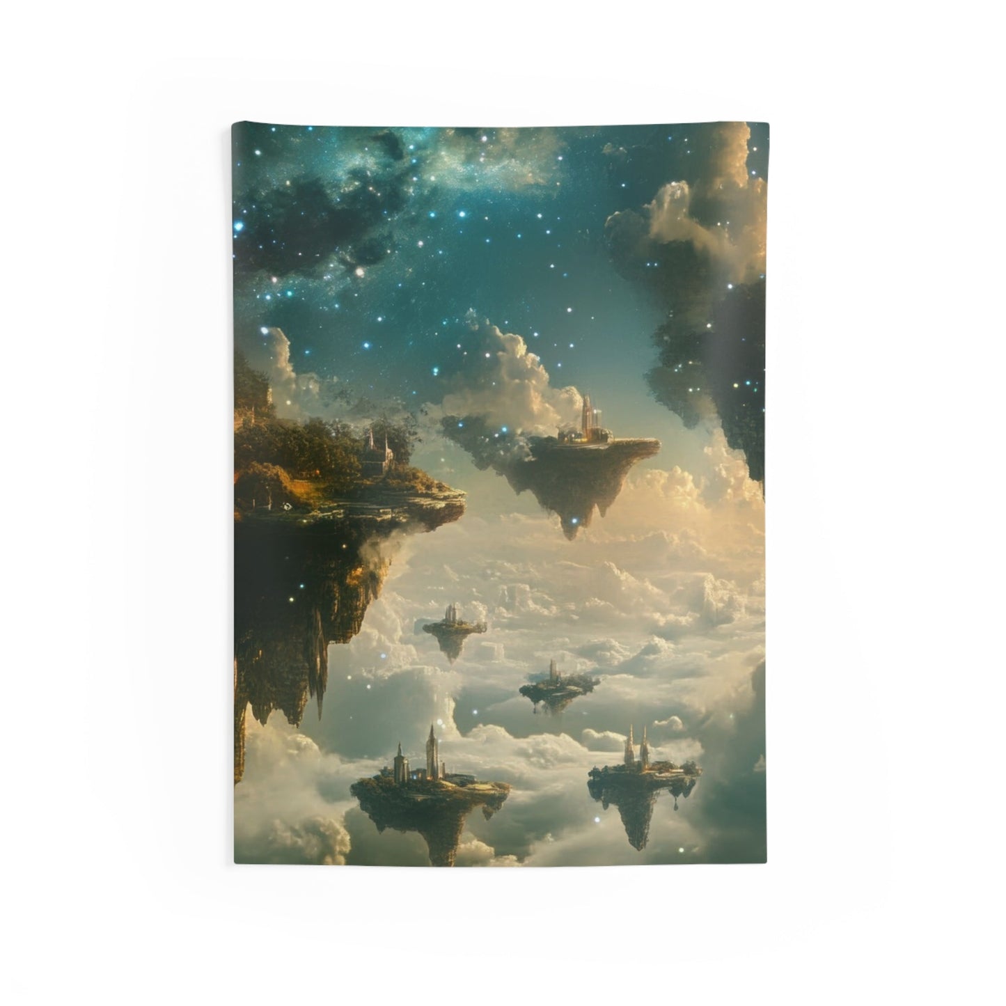 Isles of the Sky — Floating Islands Tapestry - JG Visual Arts