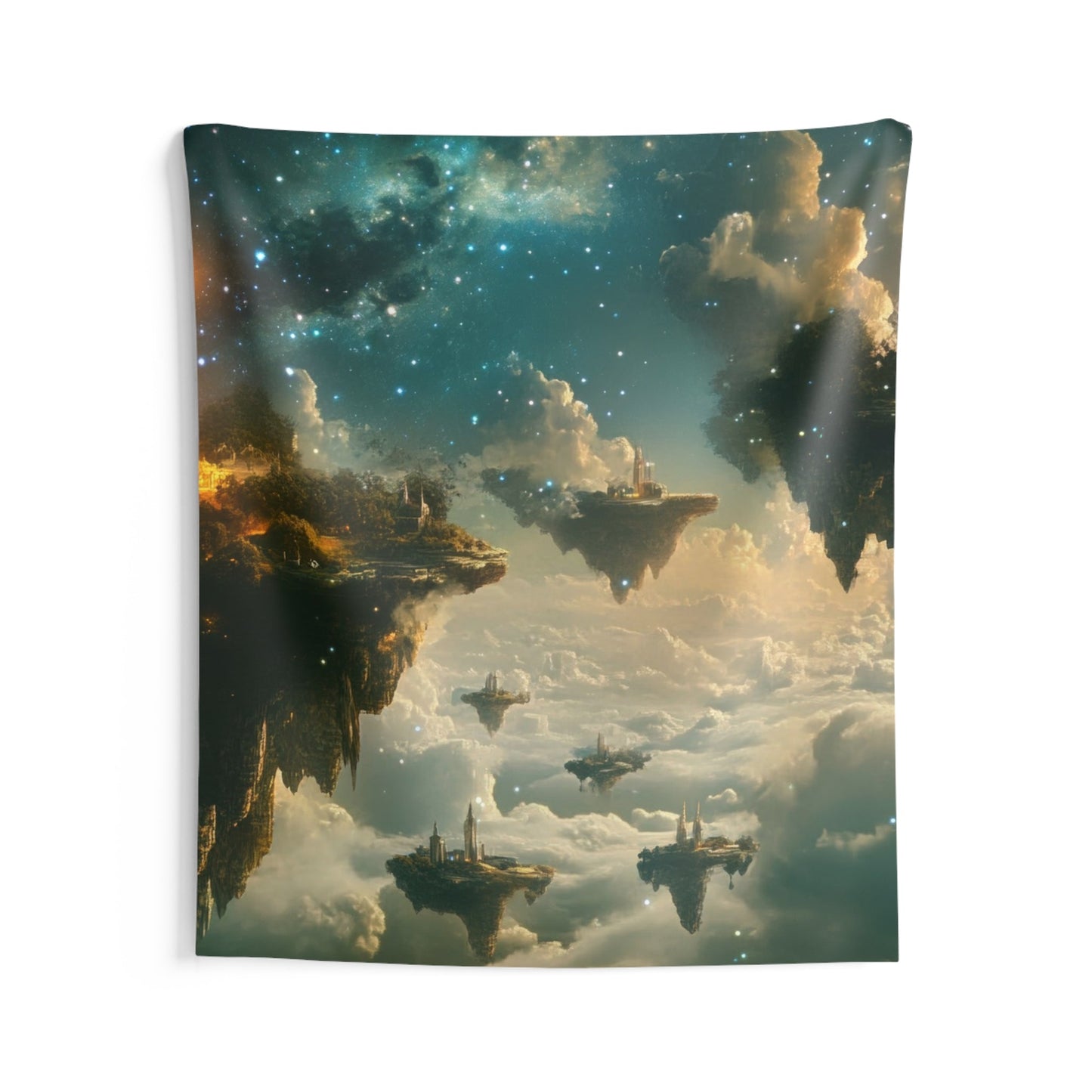 Isles of the Sky — Floating Islands Tapestry - JG Visual Arts