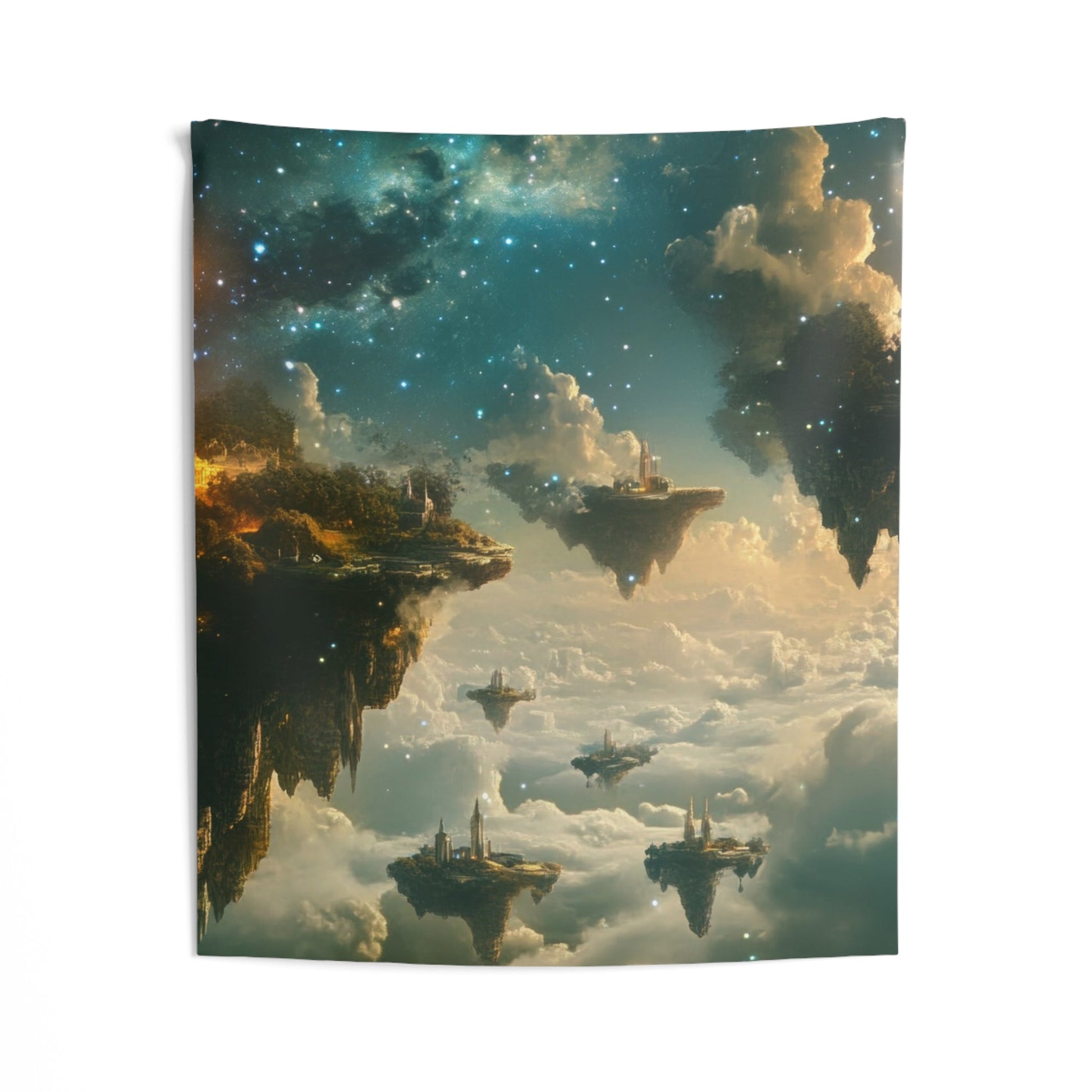 Isles of the Sky — Floating Islands Tapestry - JG Visual Arts