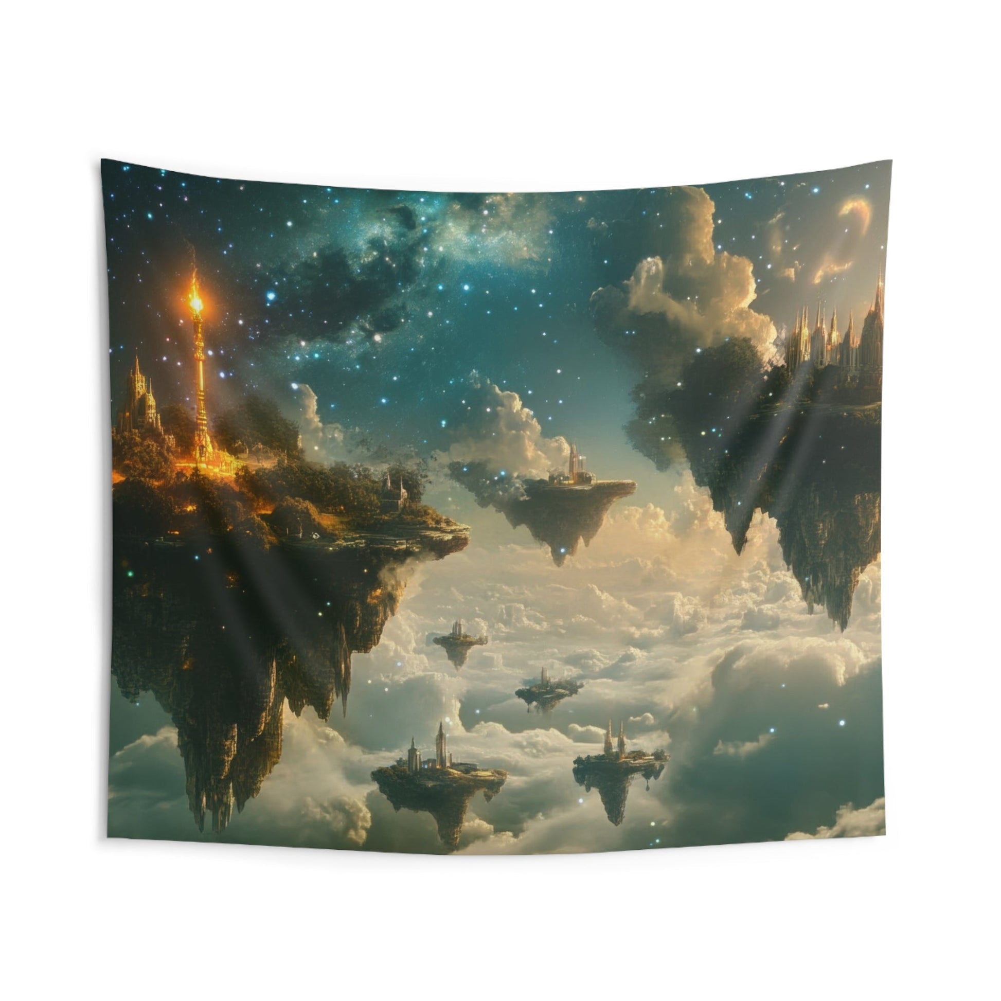 Isles of the Sky — Floating Islands Tapestry - JG Visual Arts