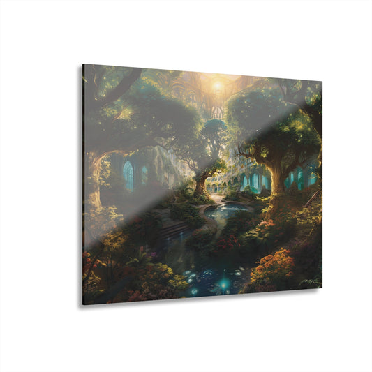 Lantern Stream Acrylic Print - JG Visual Arts