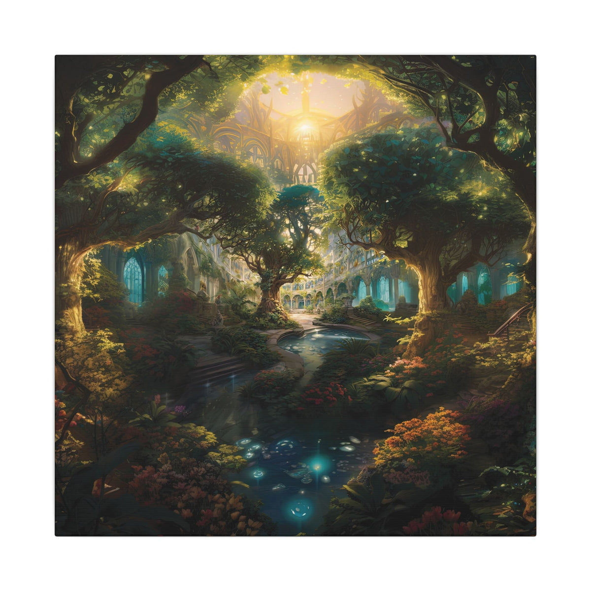 Lantern Stream Canvas - JG Visual Arts
