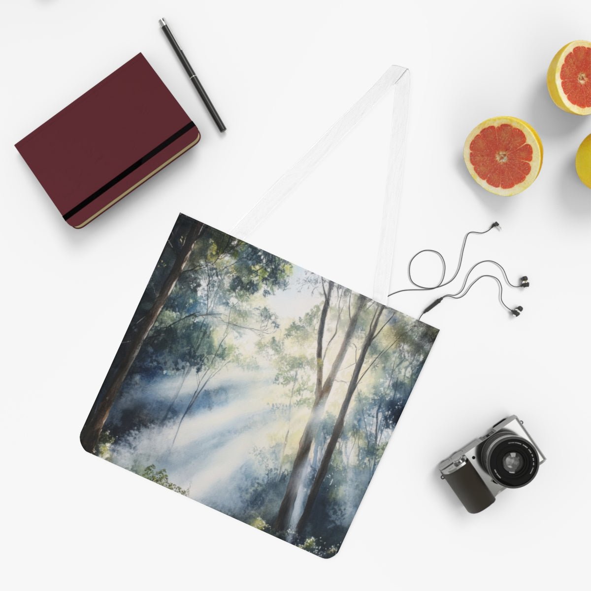 Lightfall — Sunbeam Forest Tote - JG Visual Arts
