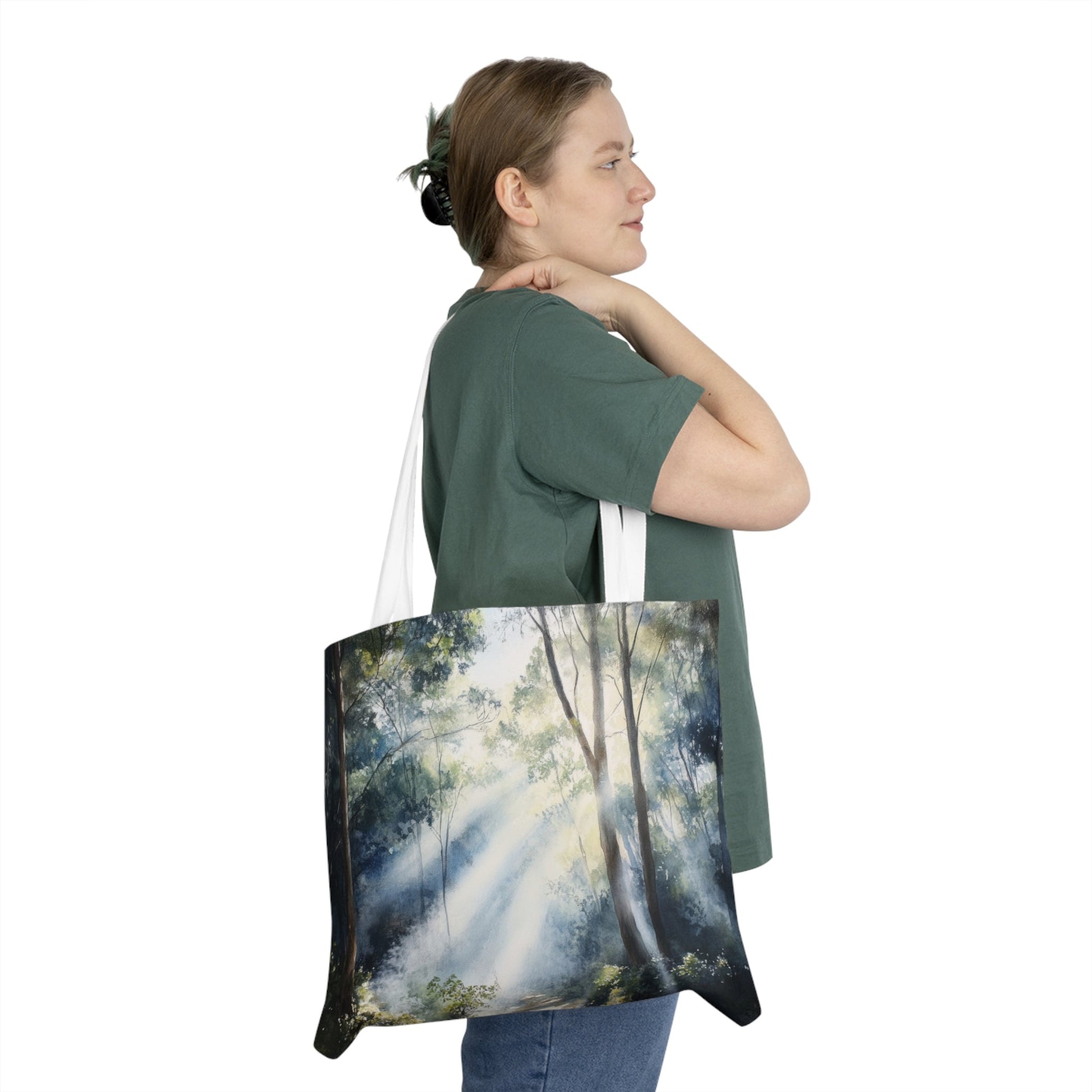Lightfall — Sunbeam Forest Tote - JG Visual Arts