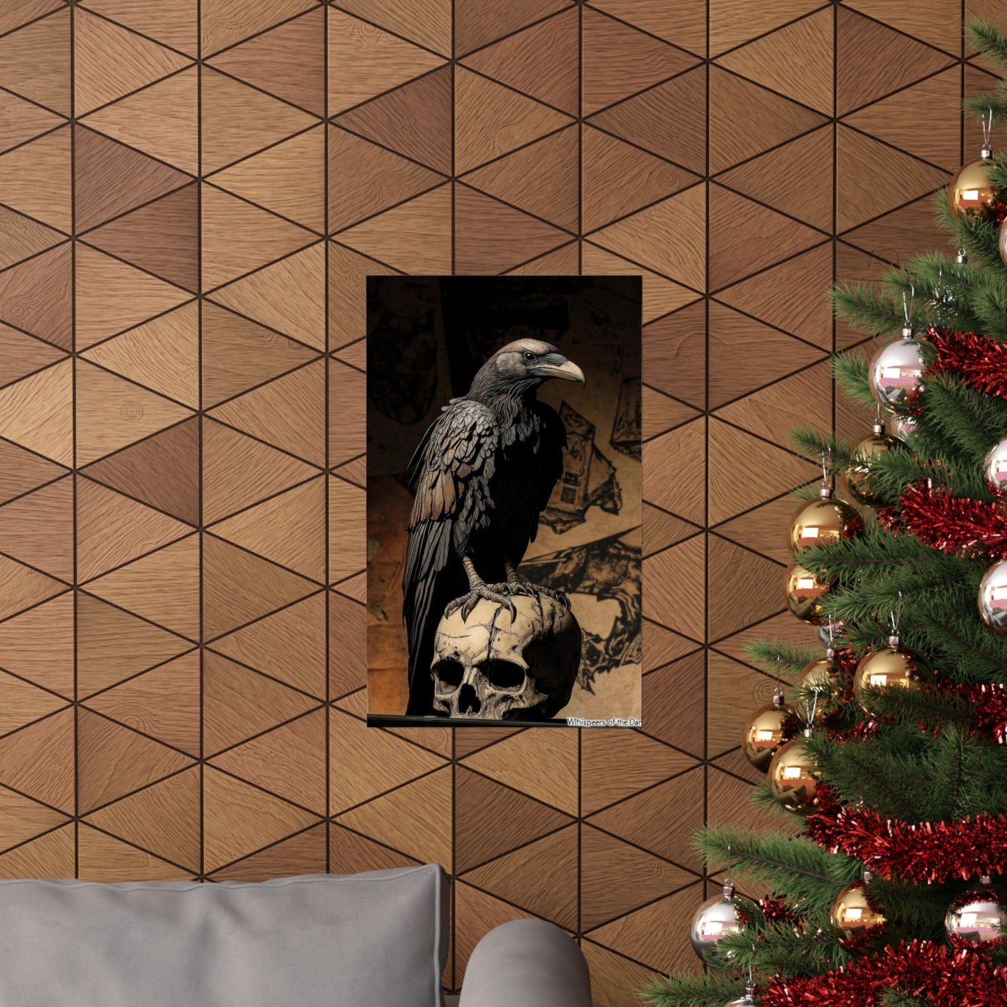Memento — Raven and Skull Poster - JG Visual Arts