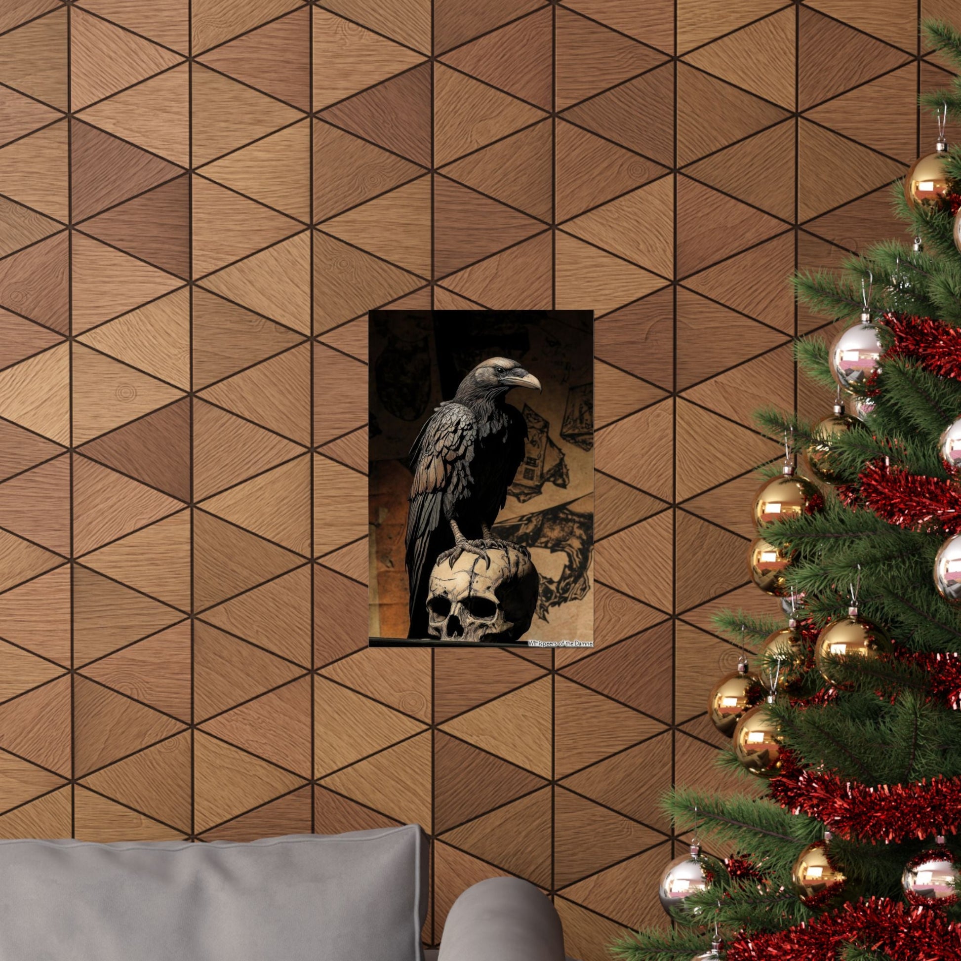 Memento — Raven and Skull Poster - JG Visual Arts