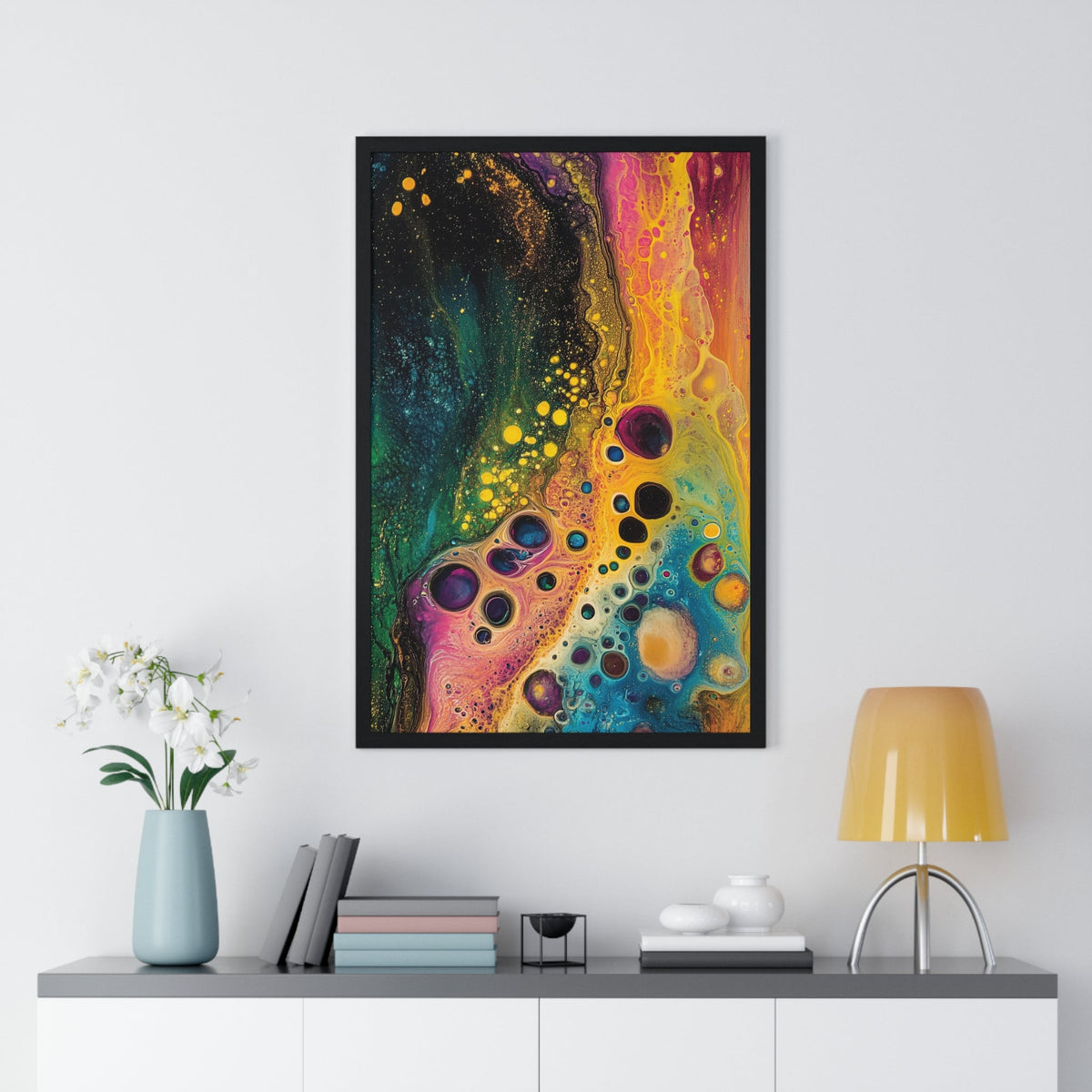 Midnight Bloom Framed Print - JG Visual Arts