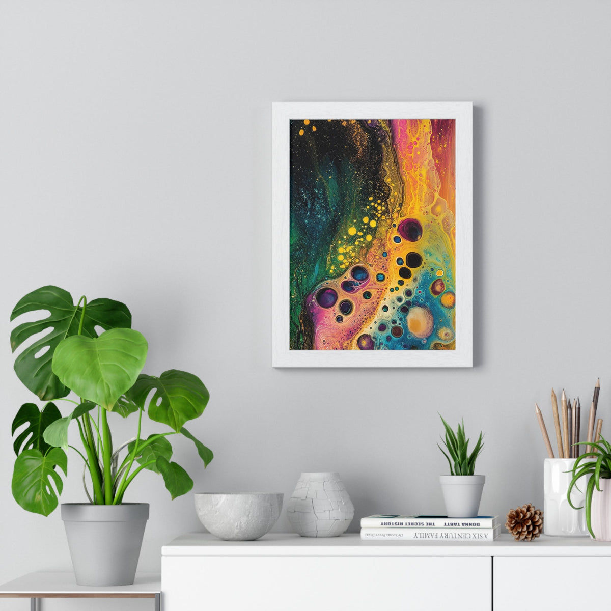Midnight Bloom Framed Print - JG Visual Arts