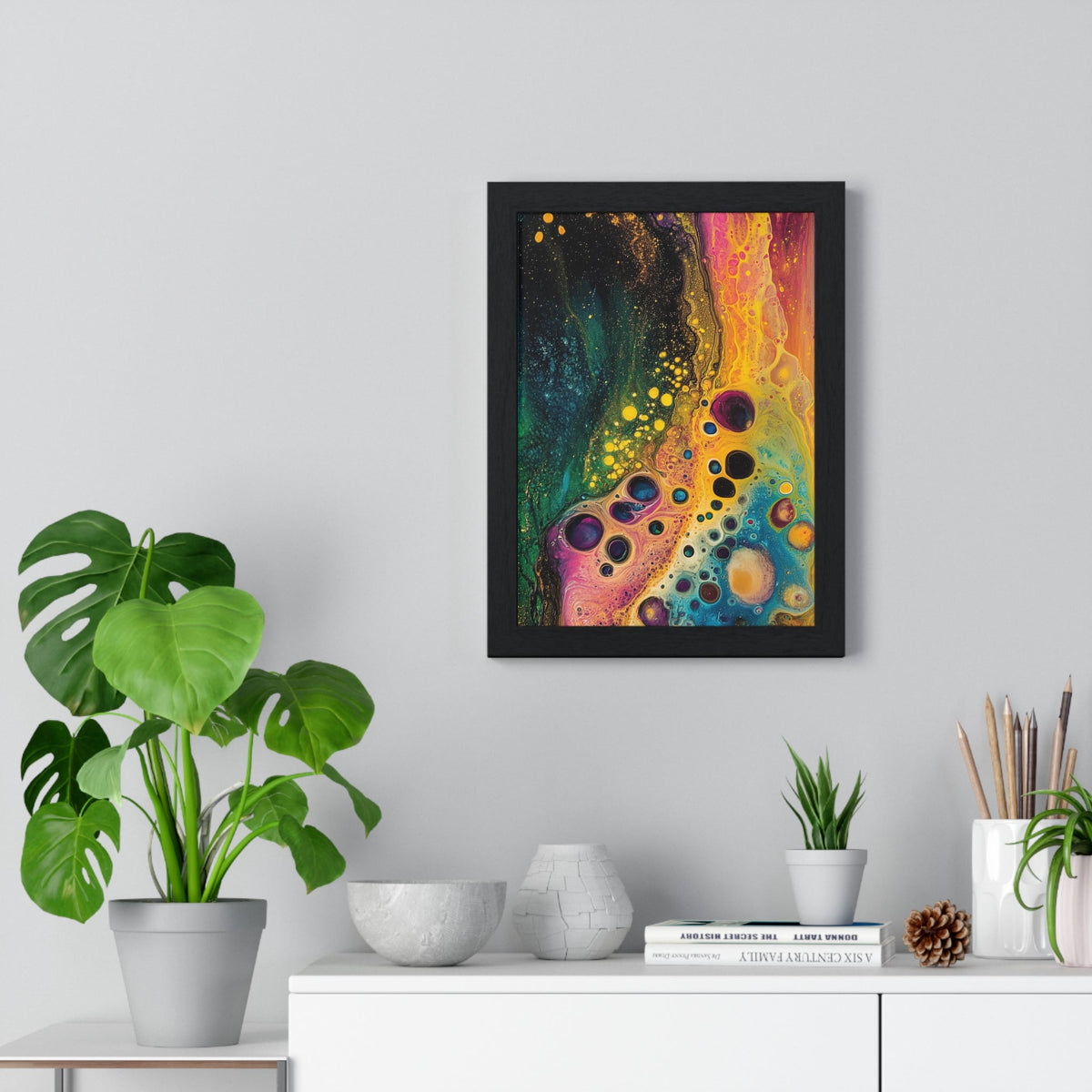 Midnight Bloom Framed Print - JG Visual Arts