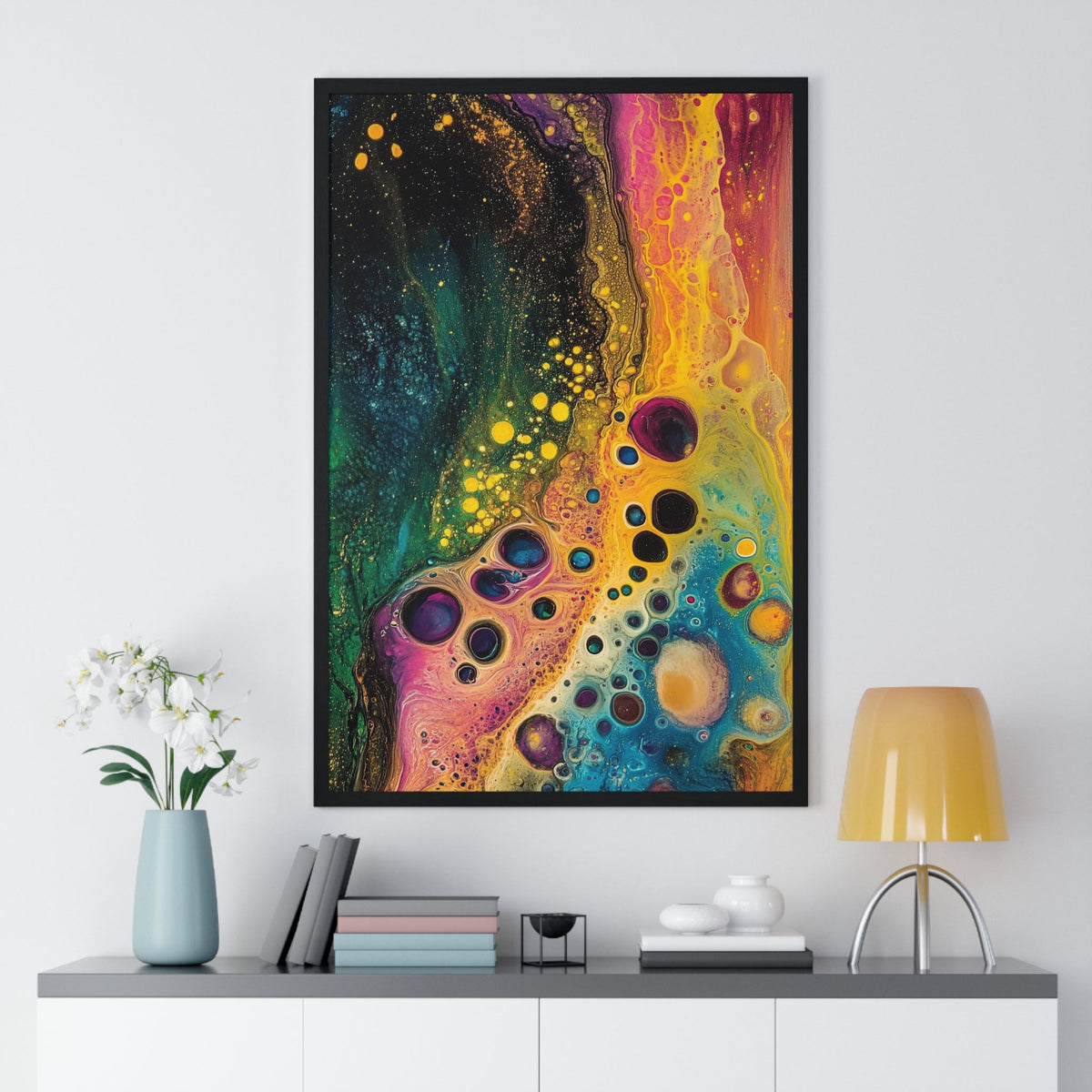 Midnight Bloom Framed Print - JG Visual Arts