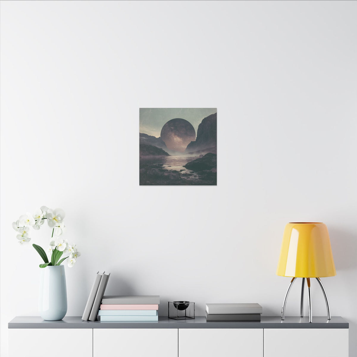 Missive (Moonrise) — Square Canvas - JG Visual Arts