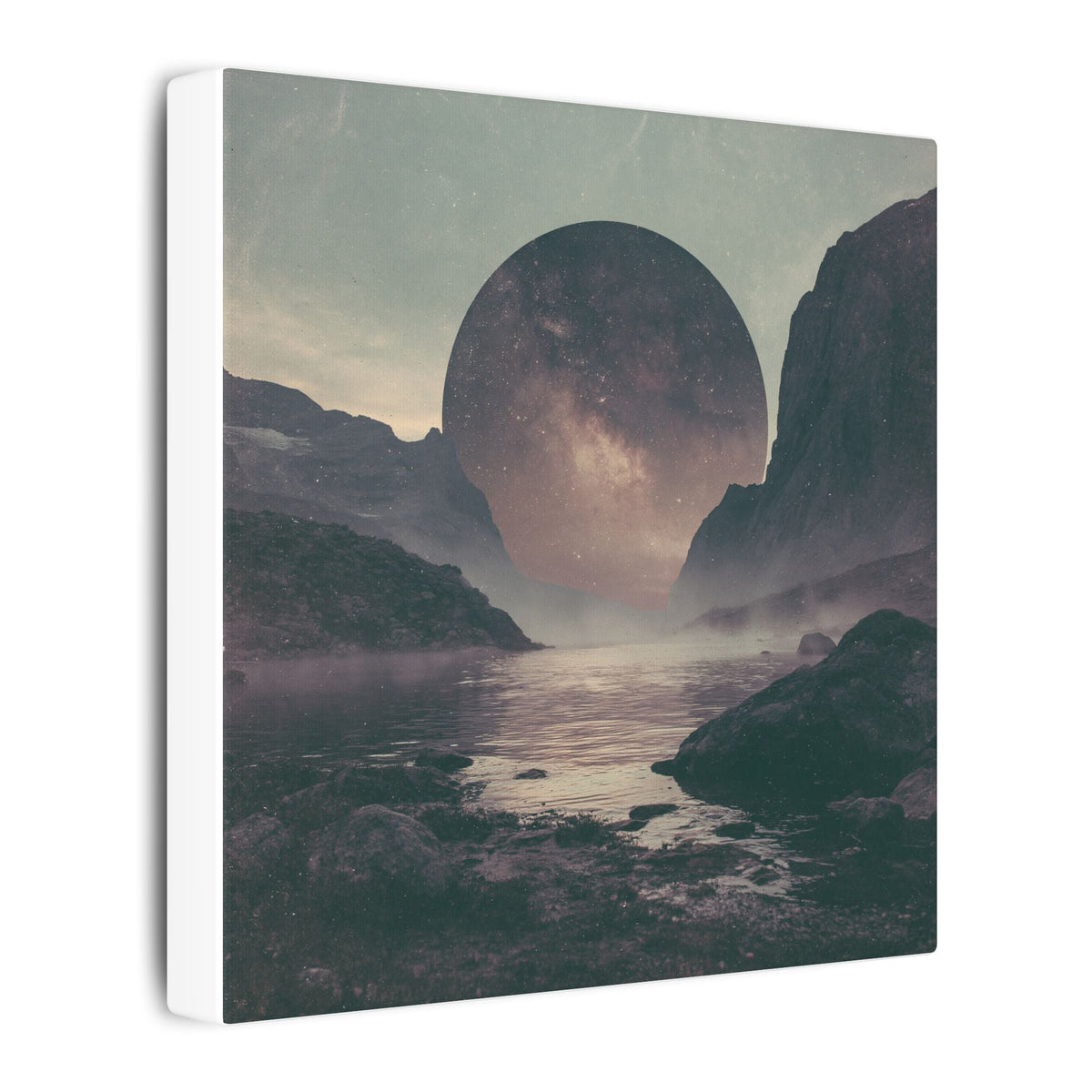 Missive (Moonrise) — Square Canvas - JG Visual Arts