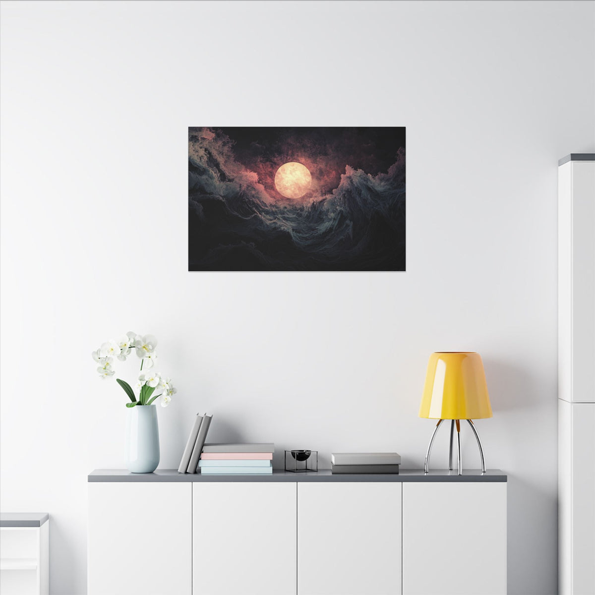 Moonrise Over the Black Sea — Canvas - JG Visual Arts