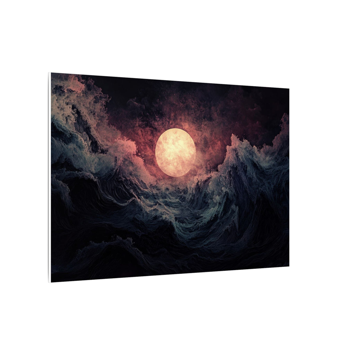 Moonrise Over the Black Sea — Canvas - JG Visual Arts
