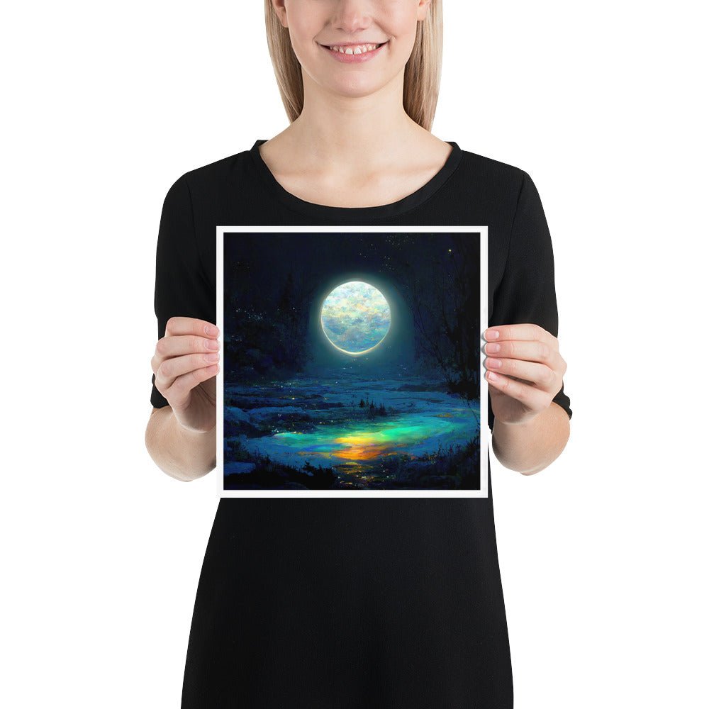 Opal Moon Poster (Luster) - JDG Visual Arts