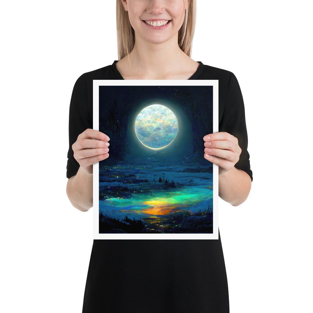 Opal Moon Poster (Luster) - JDG Visual Arts