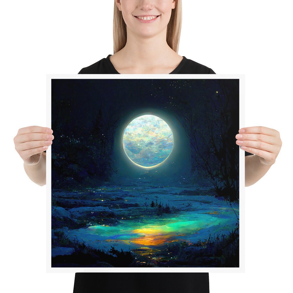 Opal Moon Poster (Luster) - JDG Visual Arts