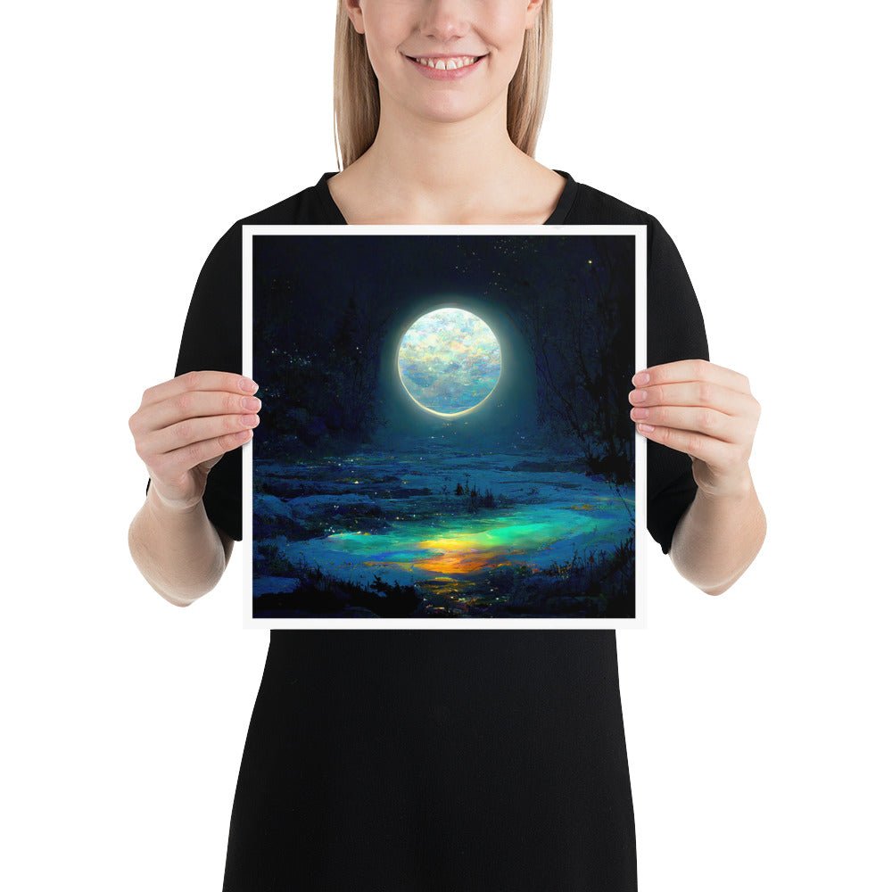 Opal Moon Poster (Luster) - JDG Visual Arts