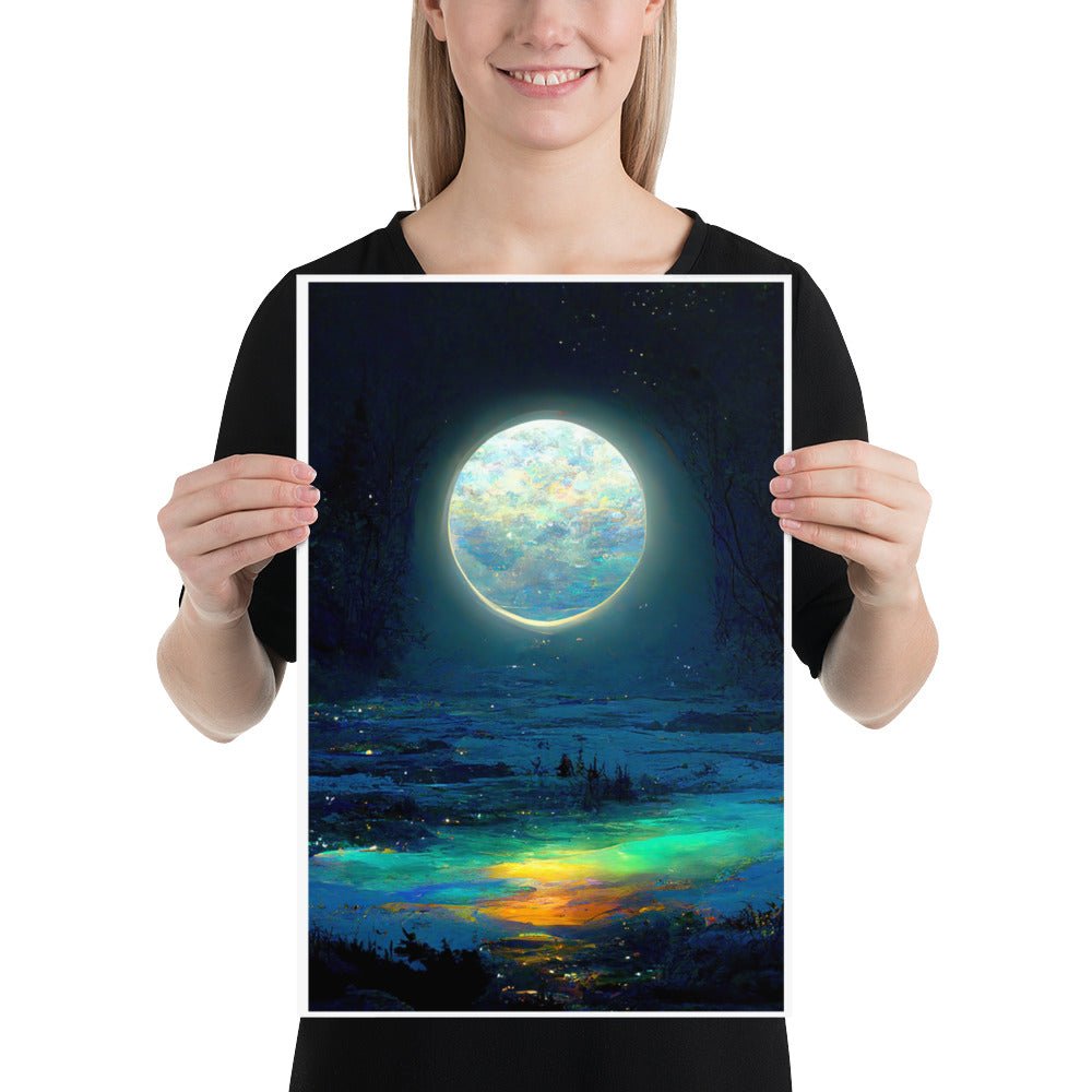 Opal Moon Poster (Luster) - JDG Visual Arts