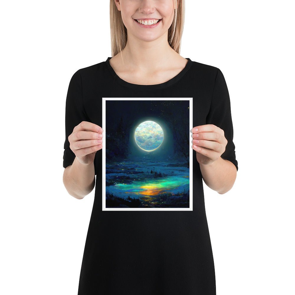 Opal Moon Poster (Luster) - JDG Visual Arts