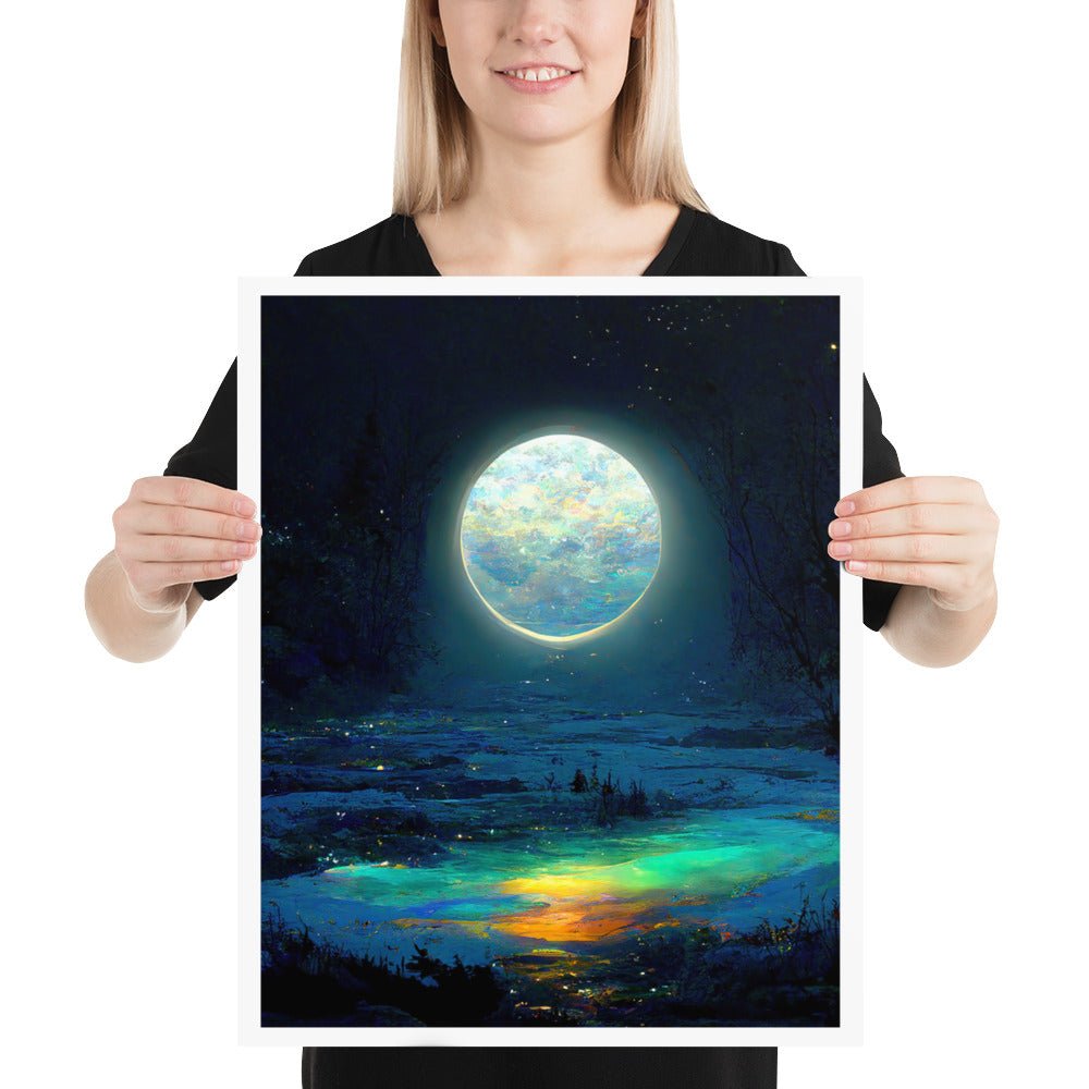 Opal Moon Poster (Luster) - JDG Visual Arts