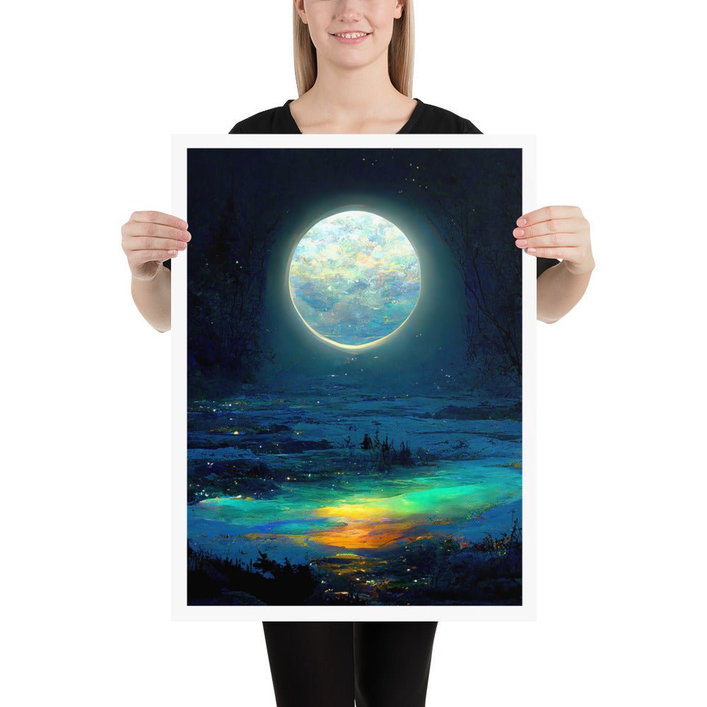 Opal Moon Poster (Luster) - JDG Visual Arts