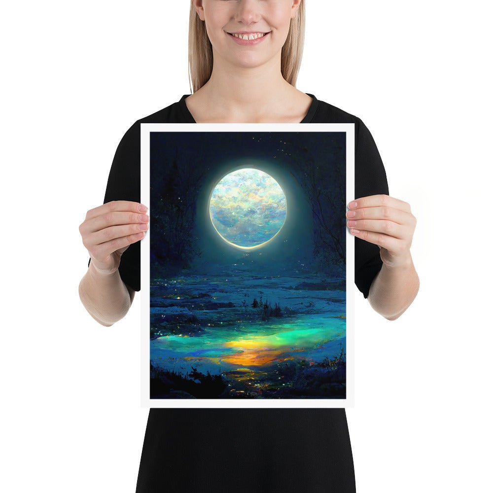 Opal Moon Poster (Luster) - JDG Visual Arts