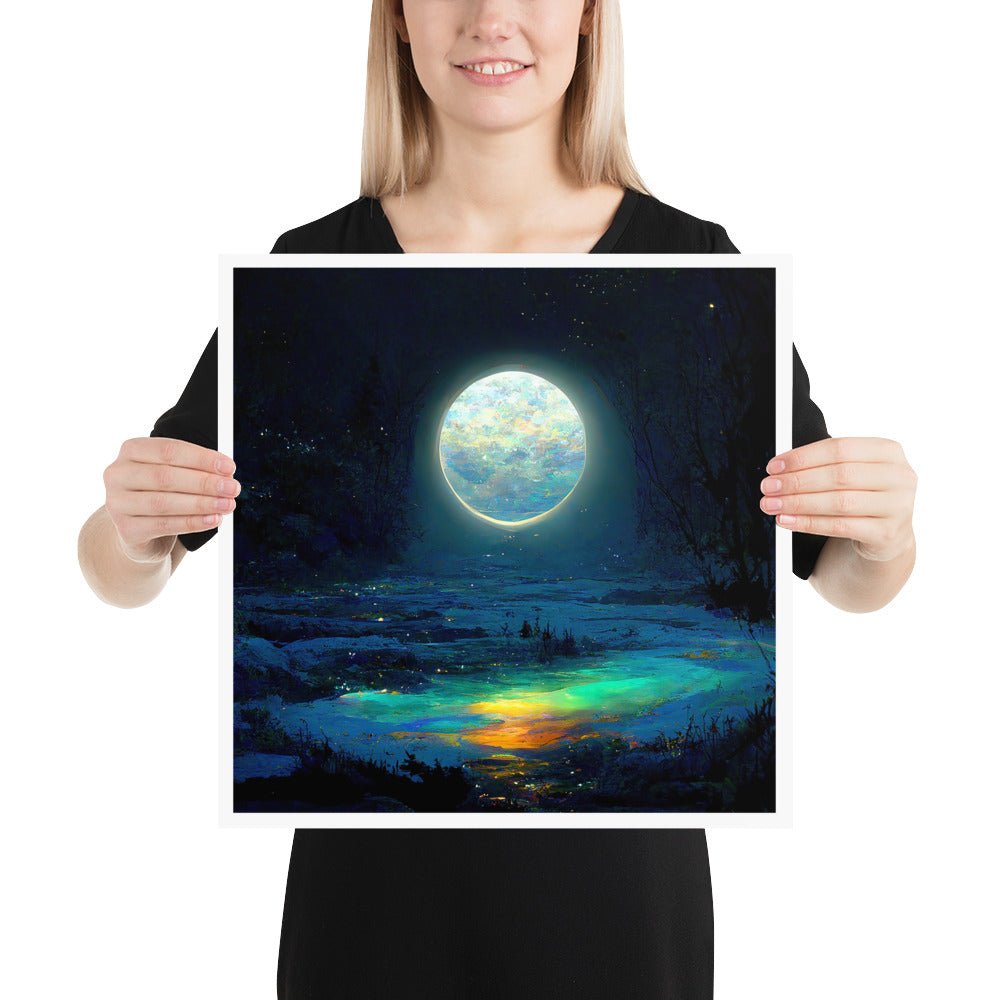 Opal Moon Poster (Luster) - JDG Visual Arts