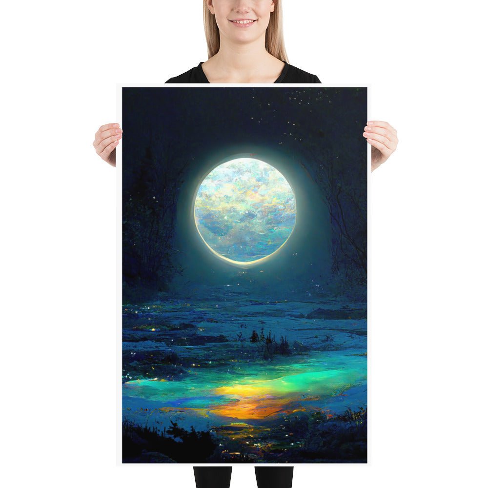 Opal Moon Poster (Luster) - JDG Visual Arts