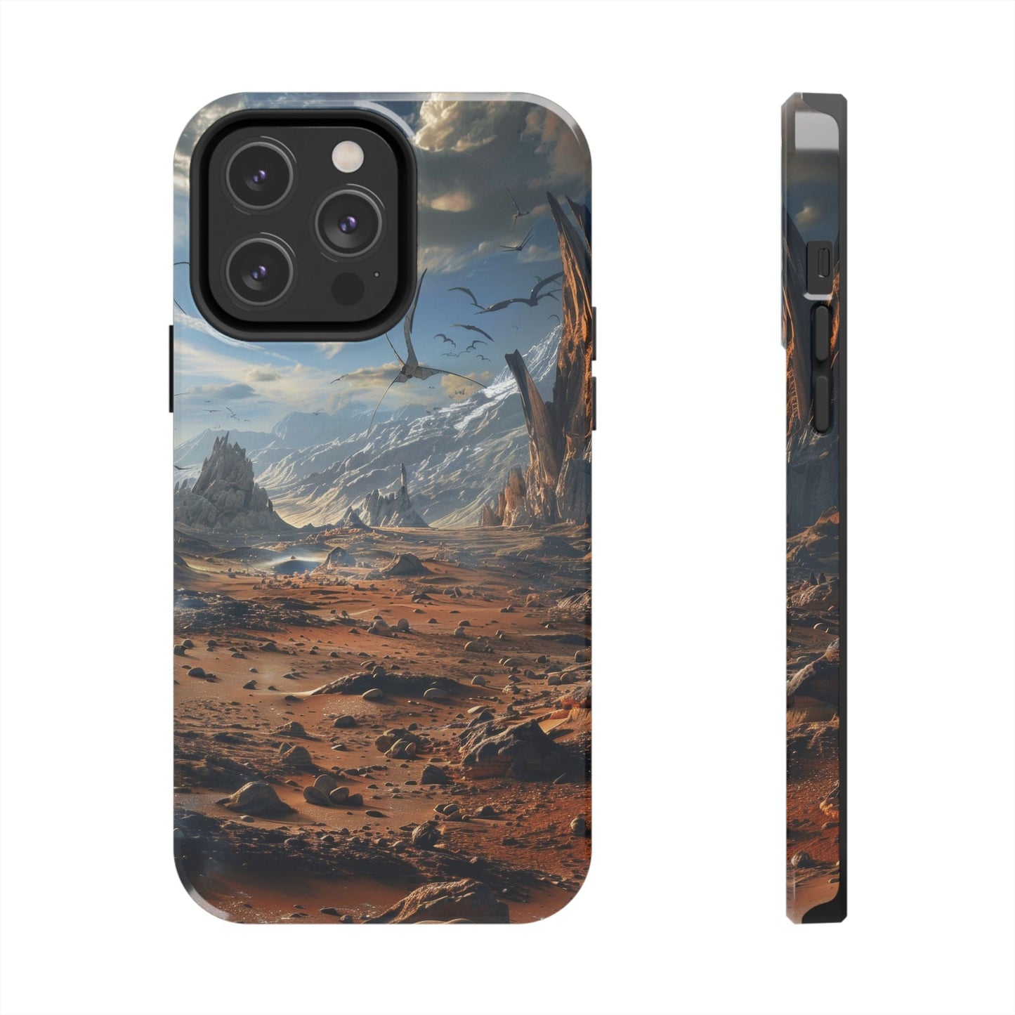 Ridge of Another World — Alien Mountains Phone Case - JG Visual Arts