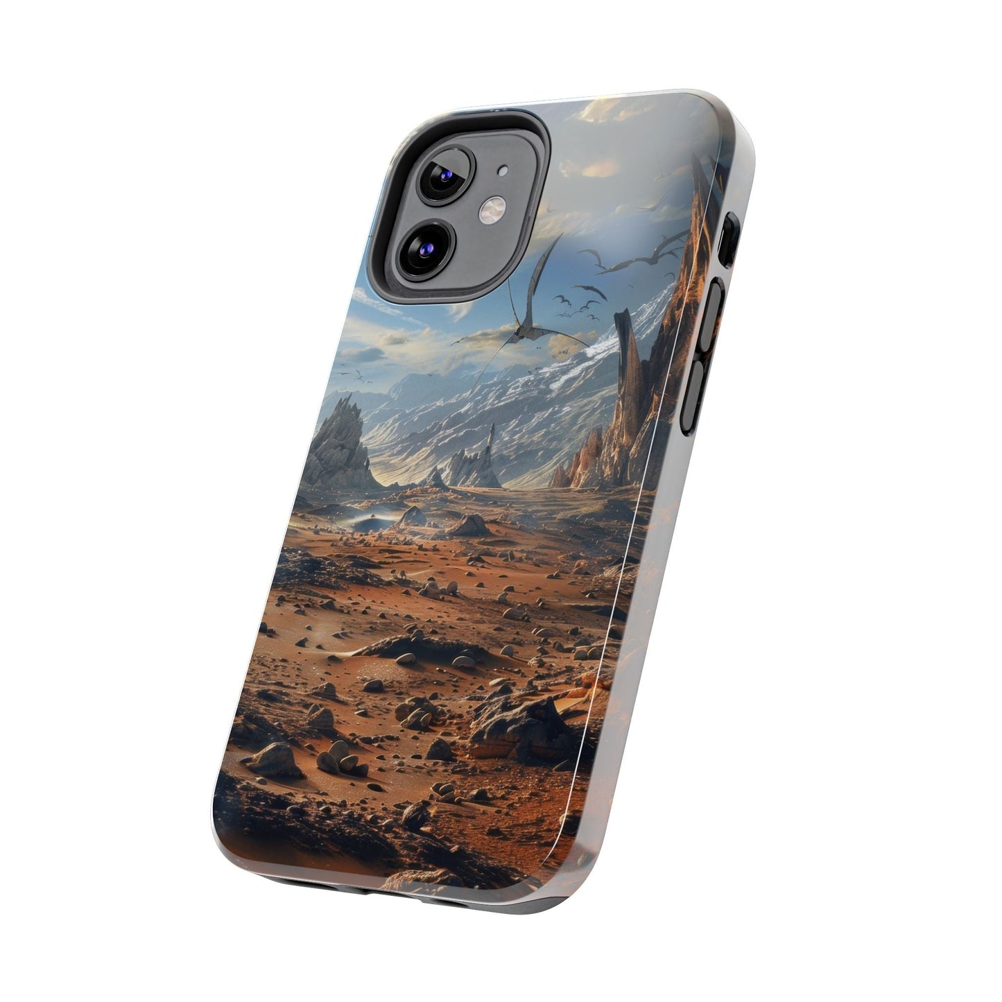Ridge of Another World — Alien Mountains Phone Case - JG Visual Arts
