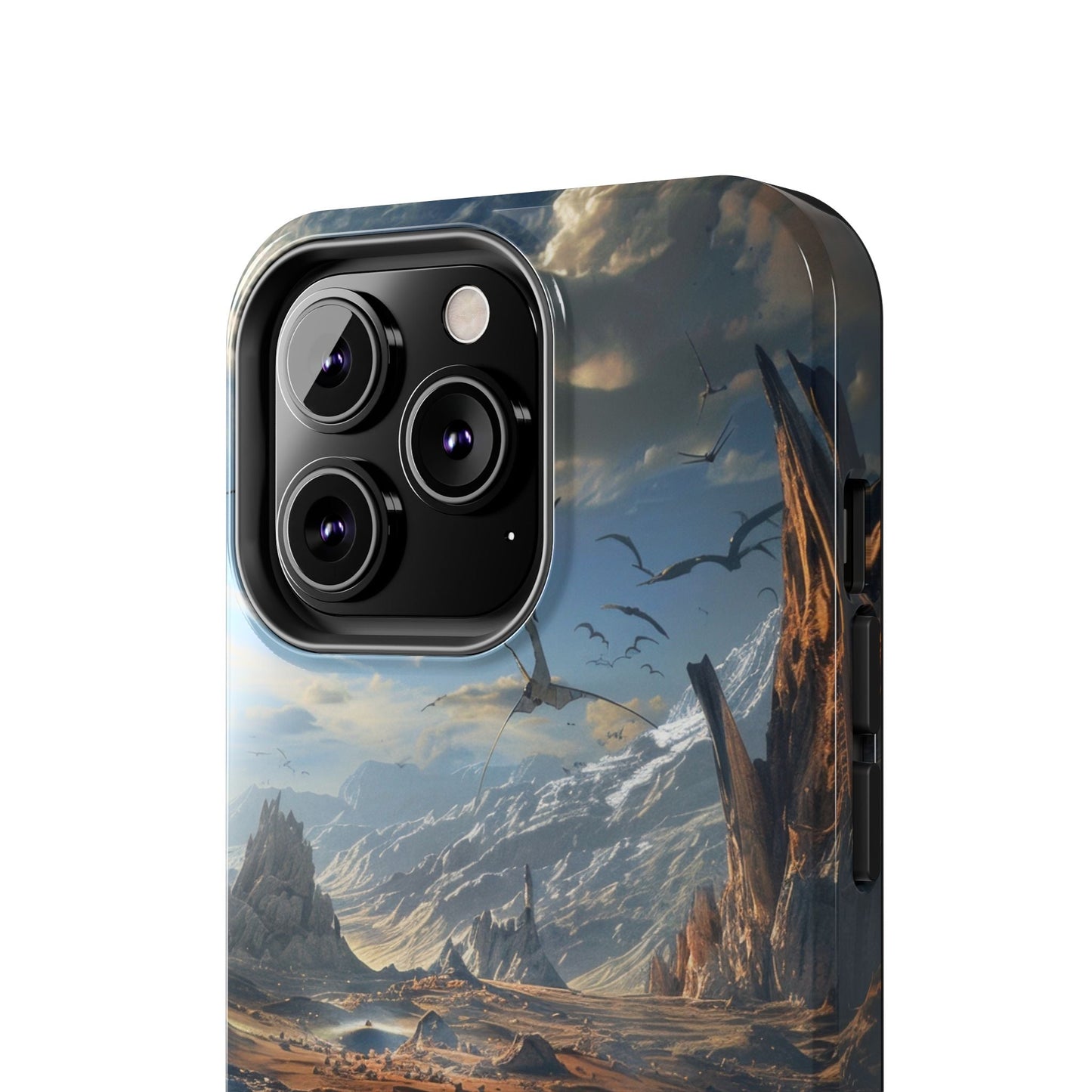Ridge of Another World — Alien Mountains Phone Case - JDG Visual Arts