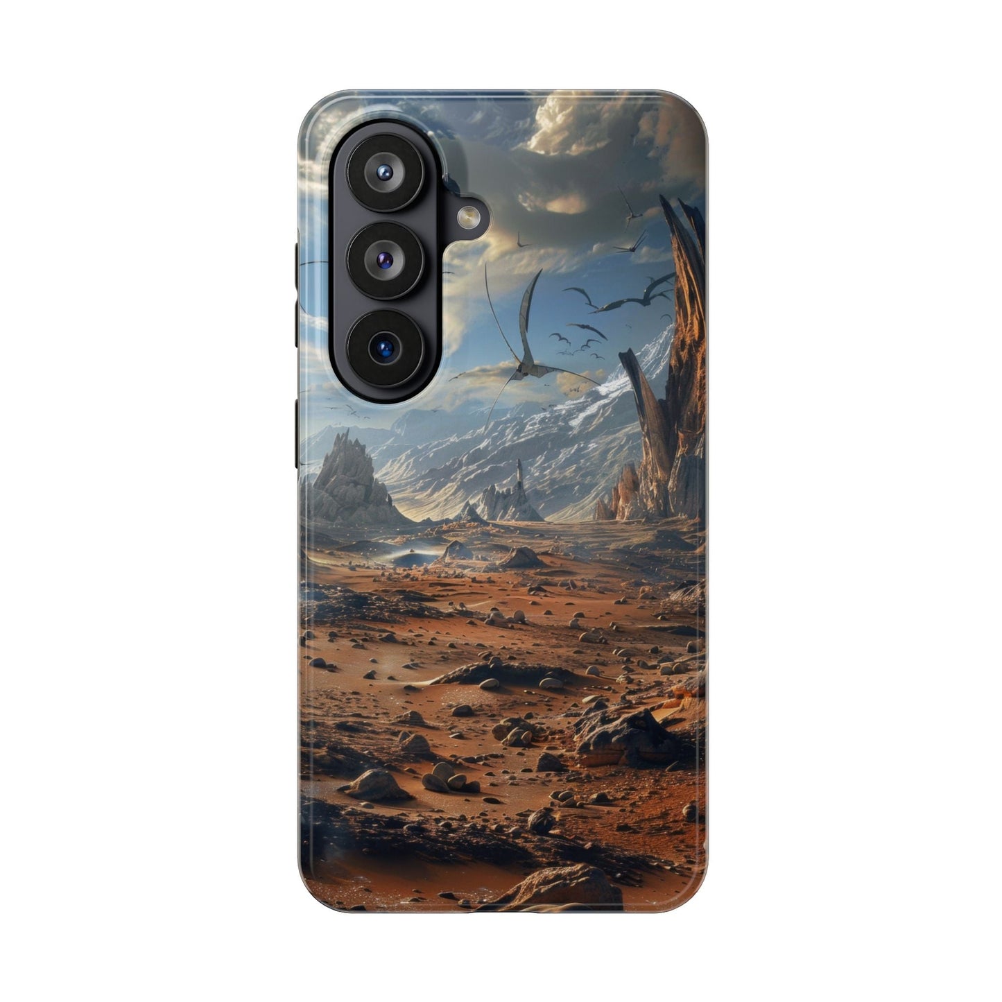 Ridge of Another World — Alien Mountains Phone Case - JG Visual Arts